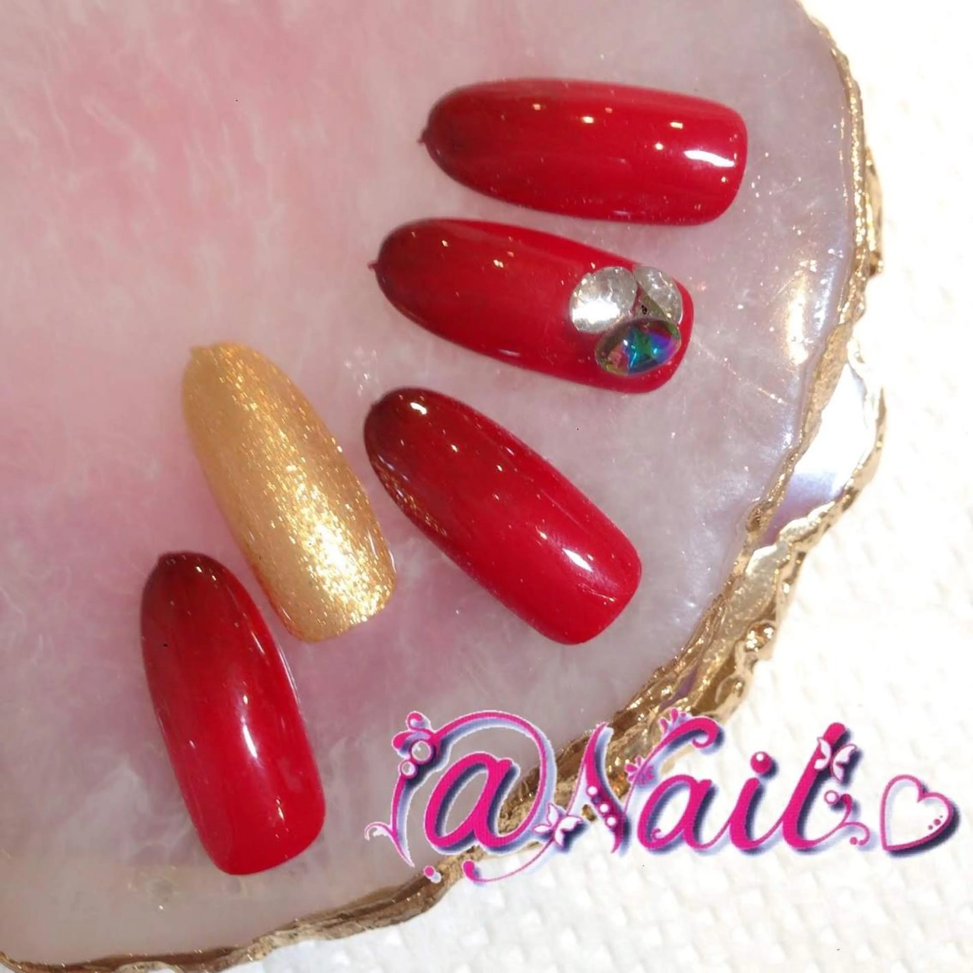 ネイル ネイルチップ 小尾 栞のネイルデザイン