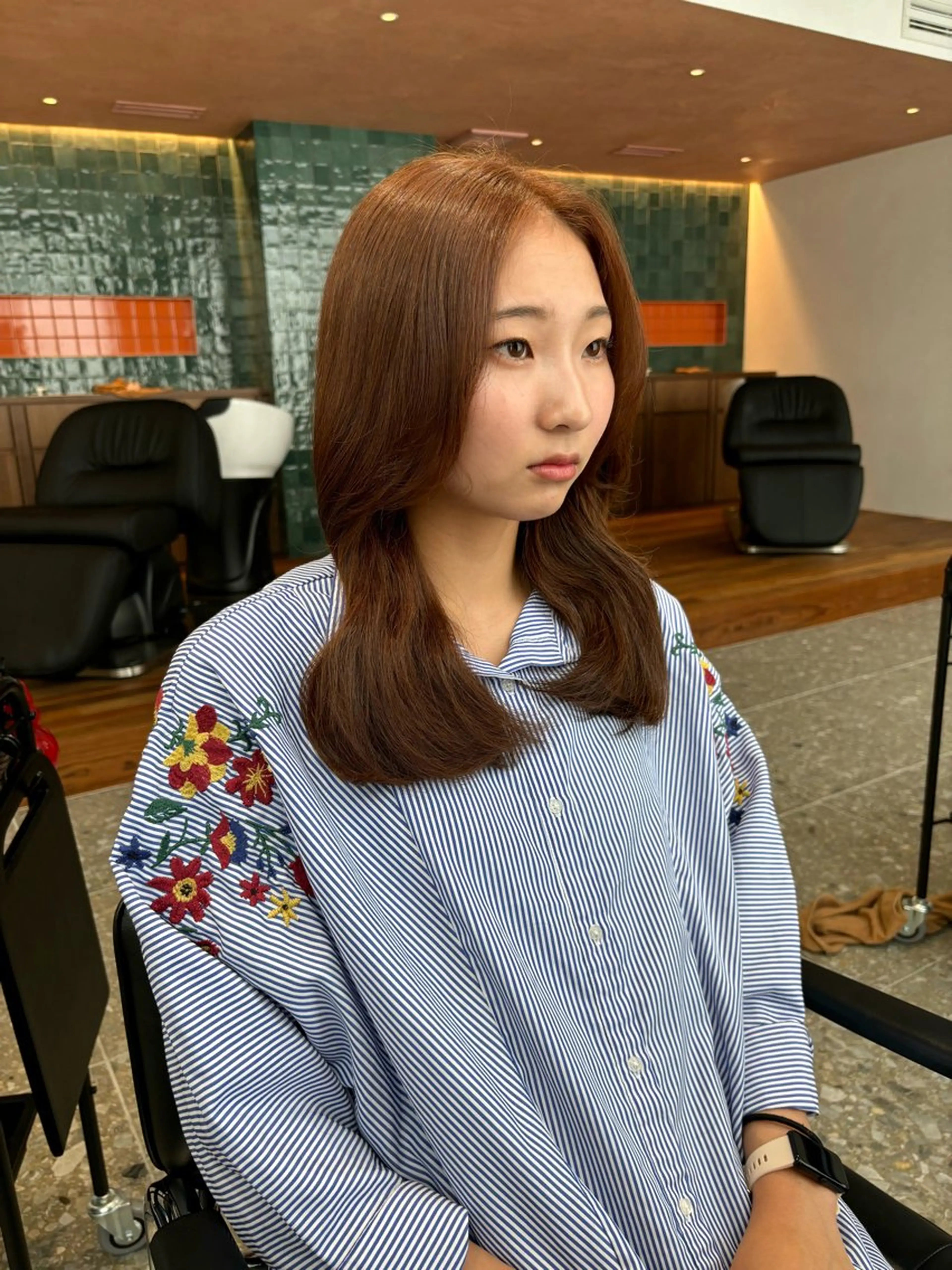 ミディアム ショートボブ／川崎 子安健太のヘアスタイル