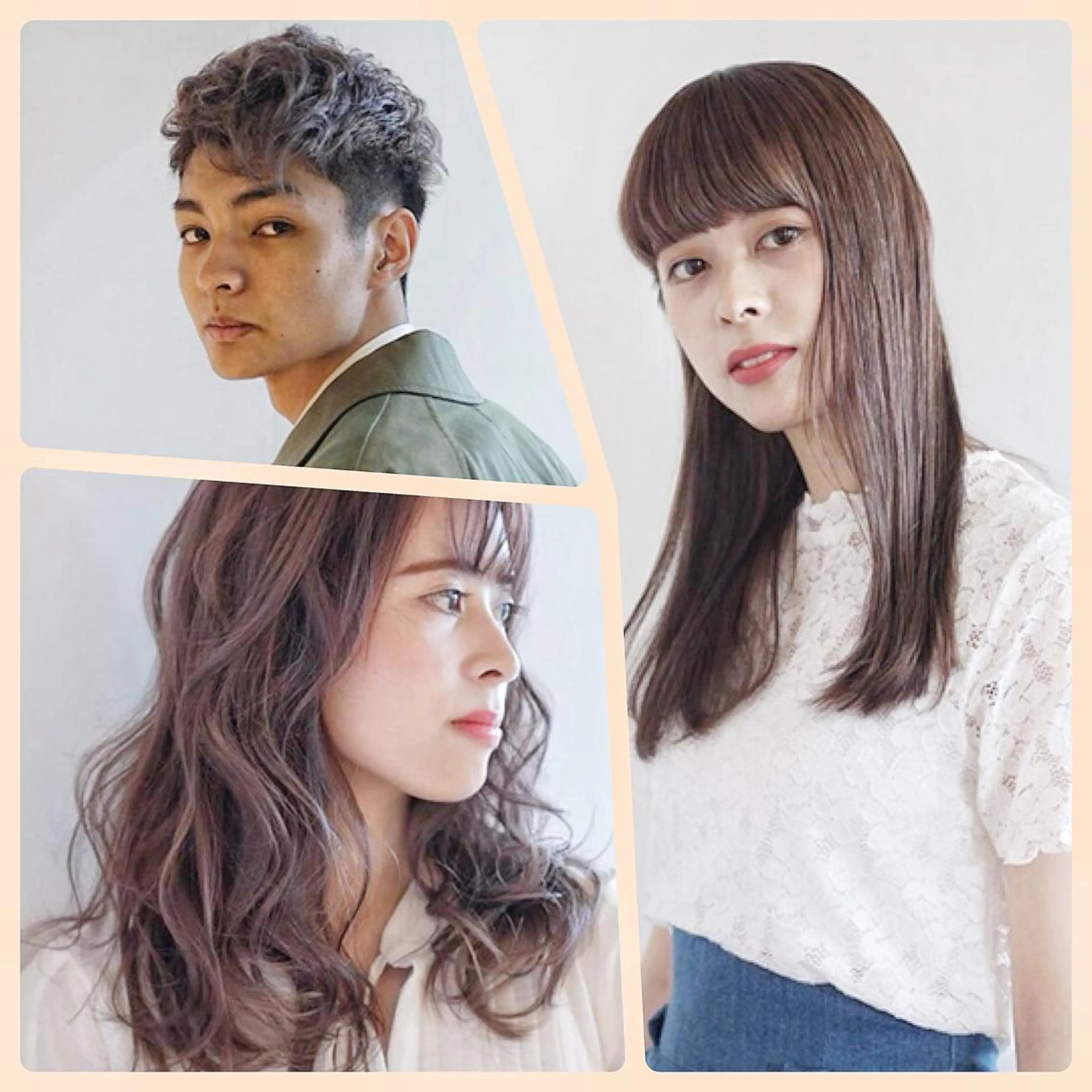 セミロング メンズ ミニモ限定メニュー 公開中ラシェンテのヘアスタイル