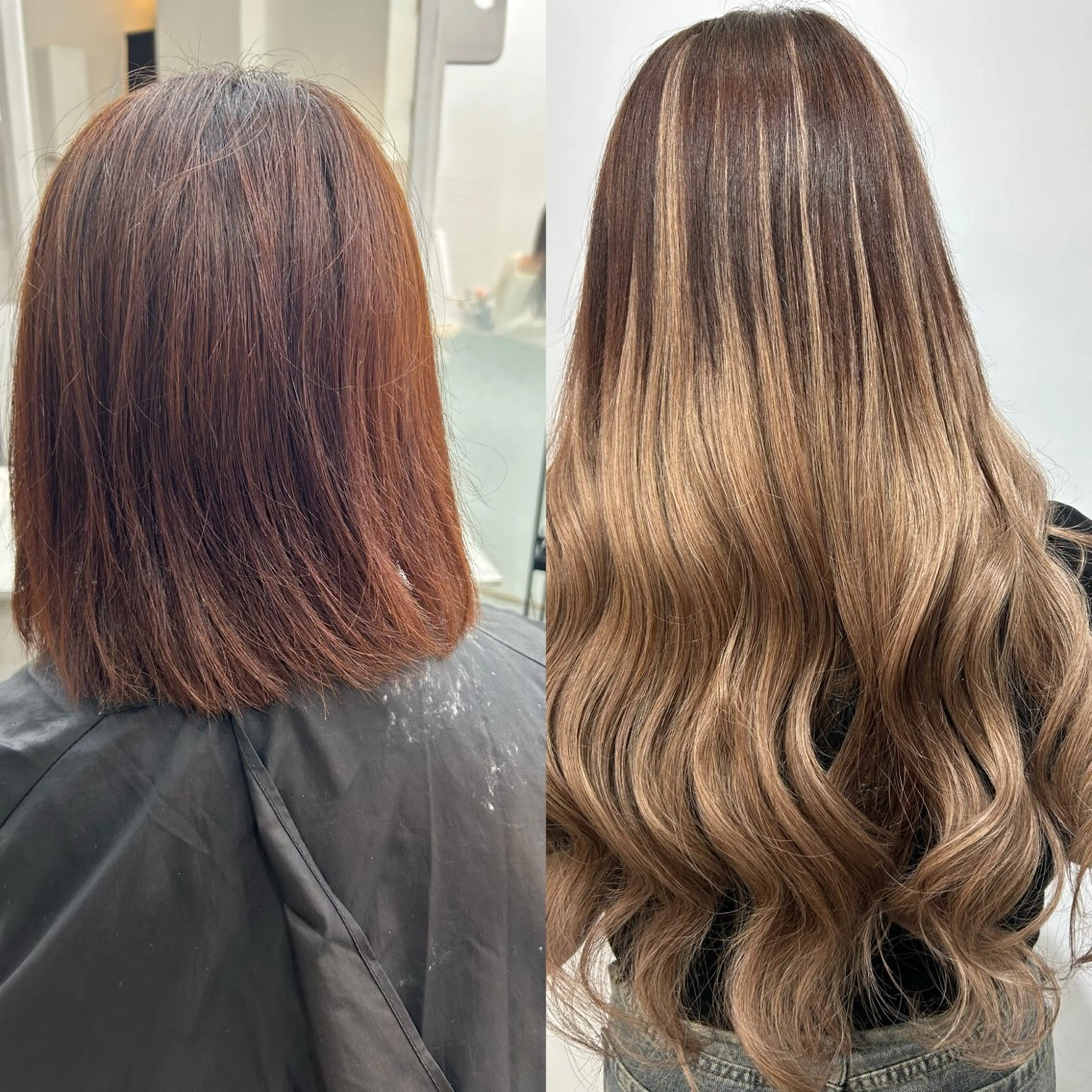 ロング ヘアアレンジ シールエクステ エクステ ハイライト レイヤーカット カット パーマ エクステ ヘッドスパ alpha. カラーエクステ下妻のヘアスタイル