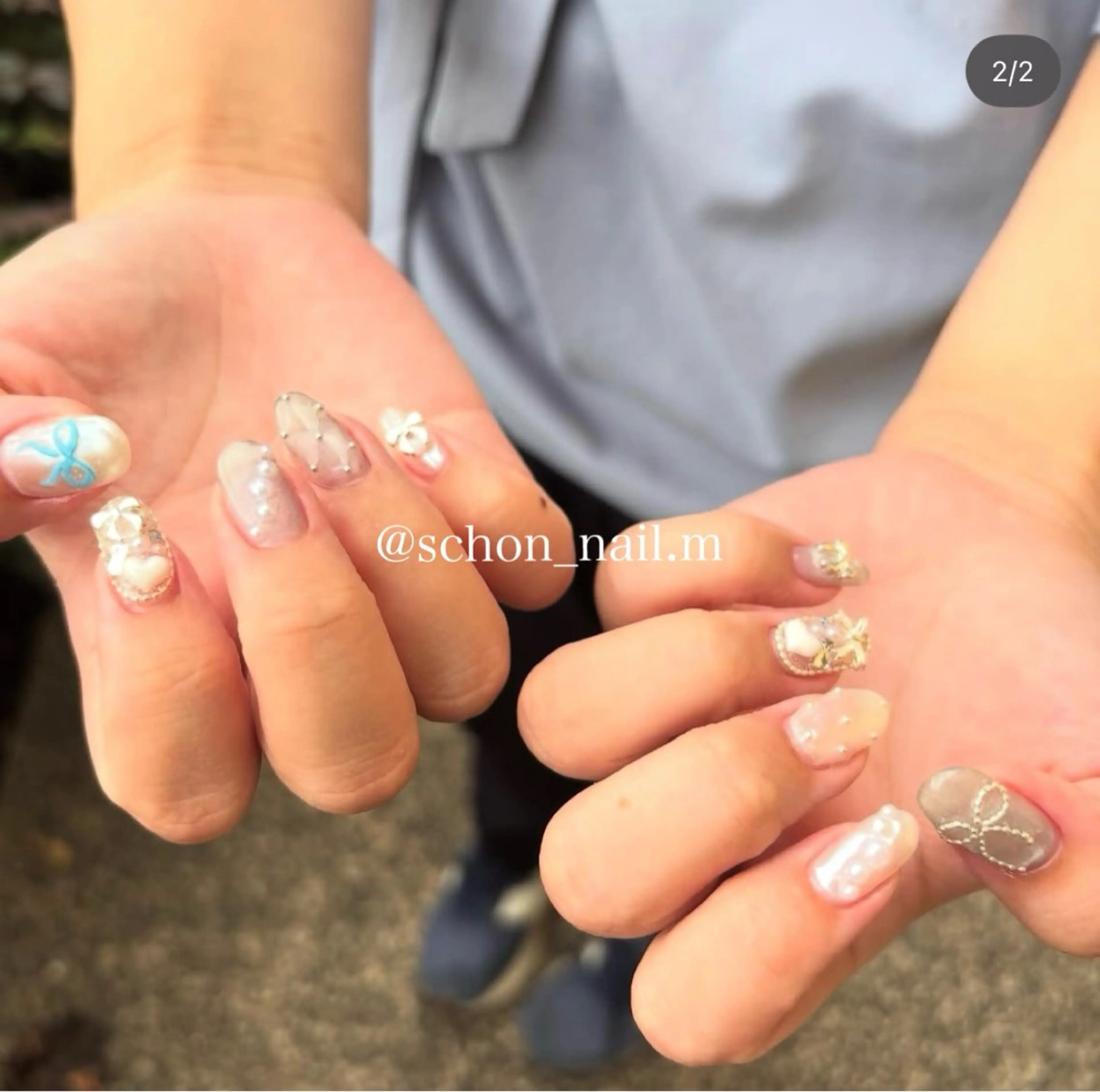 ネイル ハンドネイル Schön nail 自宅サロンのネイルデザイン