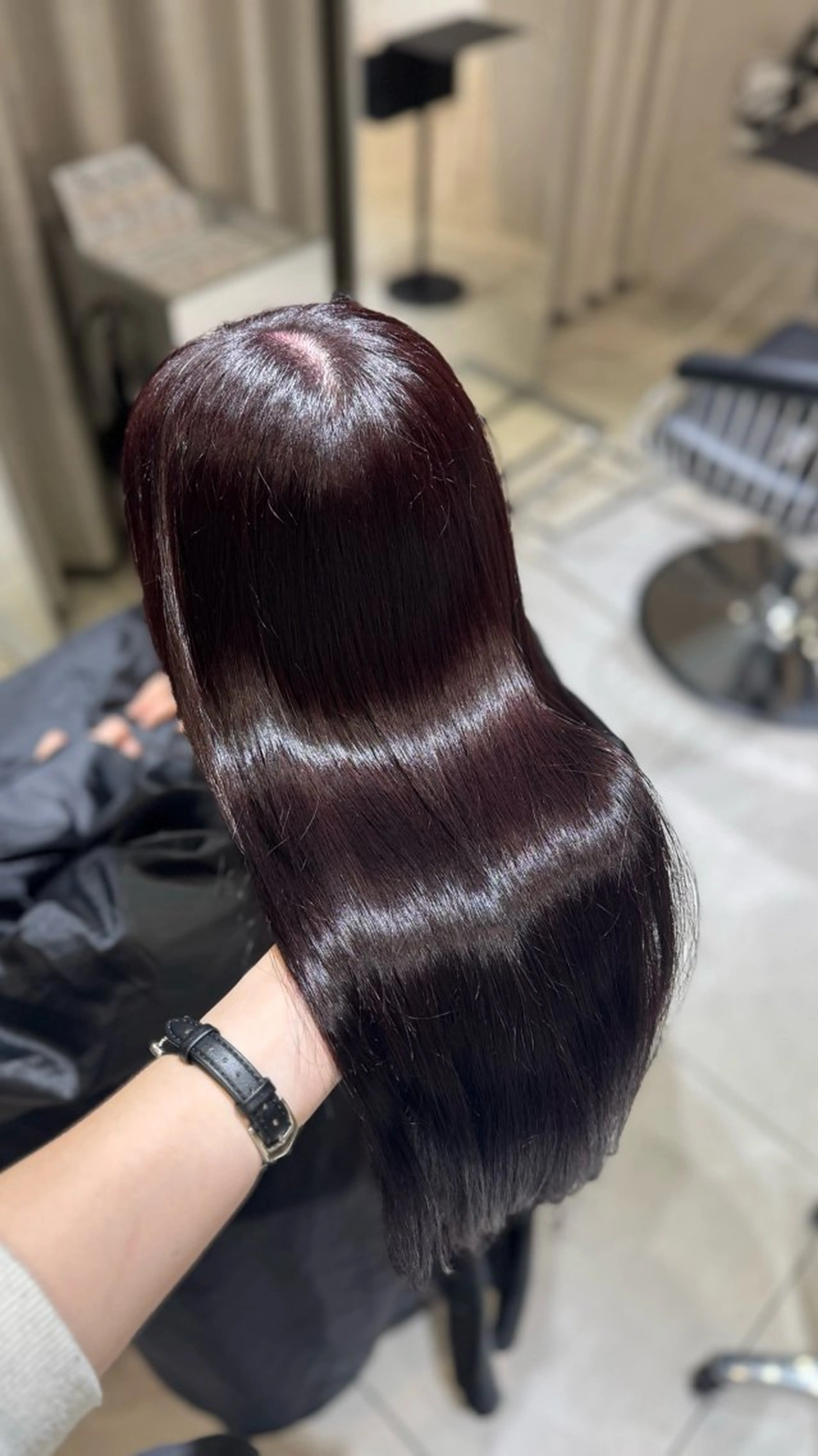 ロング カラー ヘアカラー トリートメント 🐈‍⬛カチモリ/暖 色/𝐌𝐢𝐤𝐮のヘアスタイル