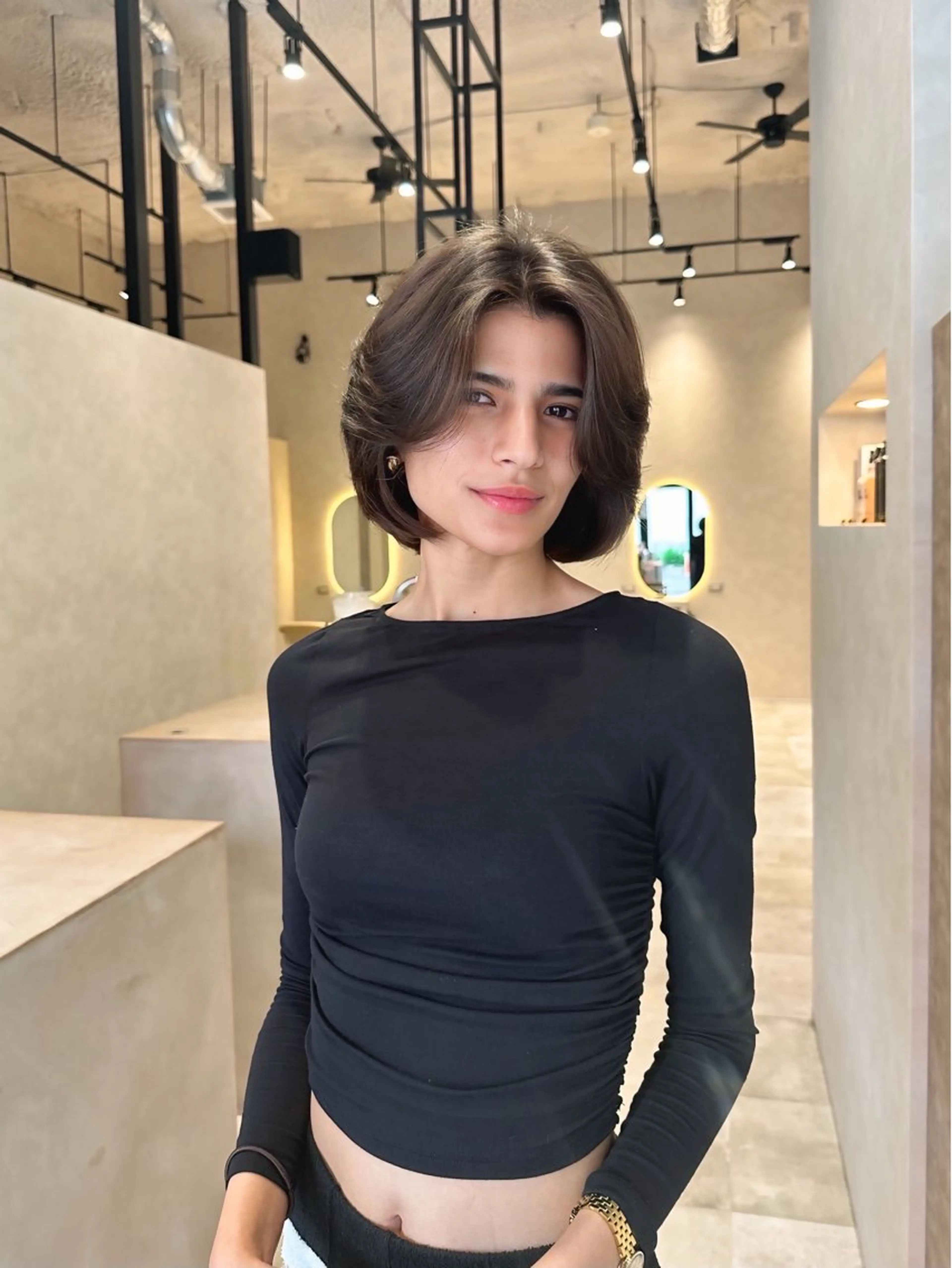 ショート カット トリートメント 【海外風カラー】 ⭐︎DEAN名駅店☆のヘアスタイル