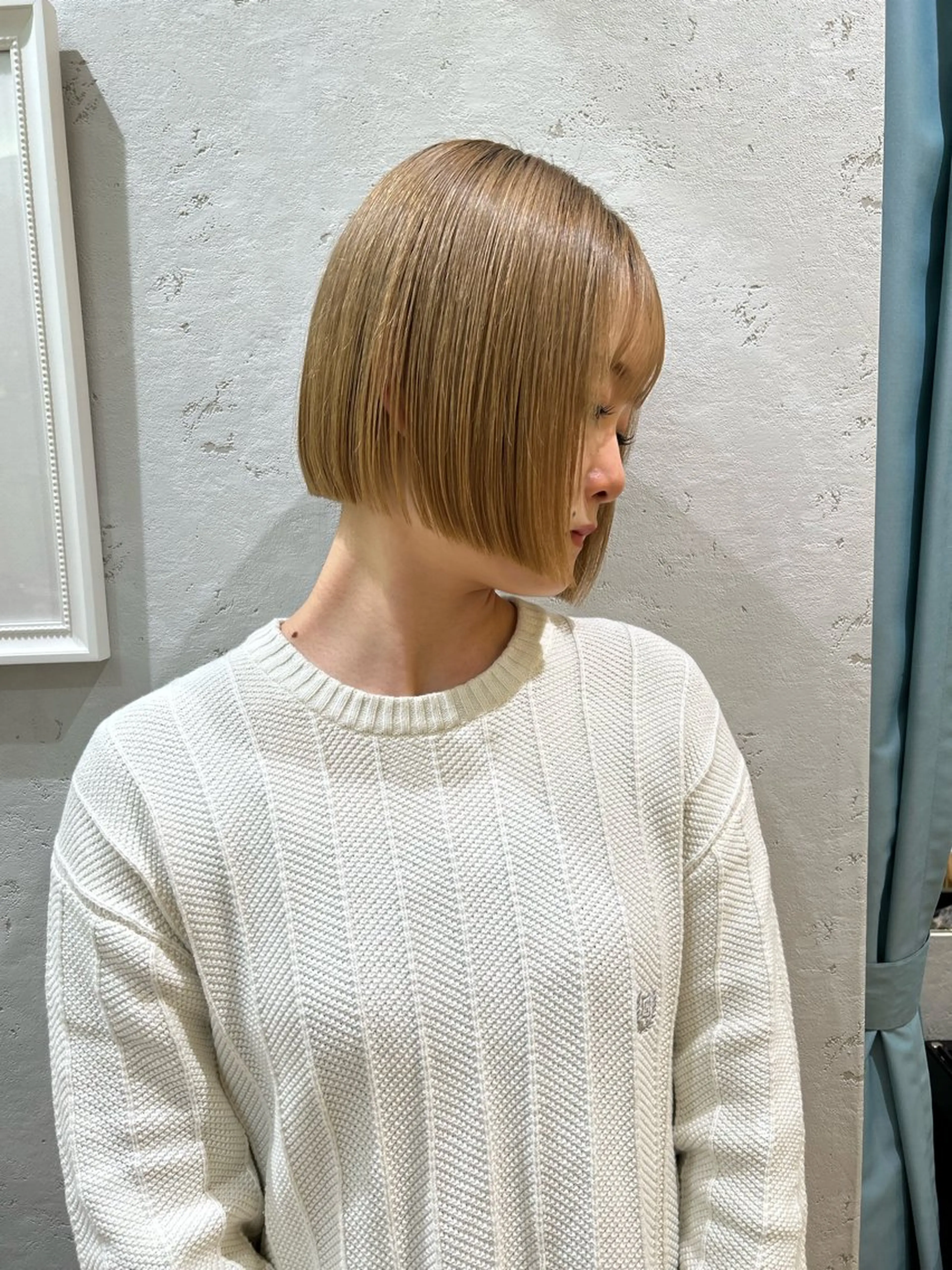 莉乃/縮毛矯正/髪質 改善/艶カラーのヘアスタイル