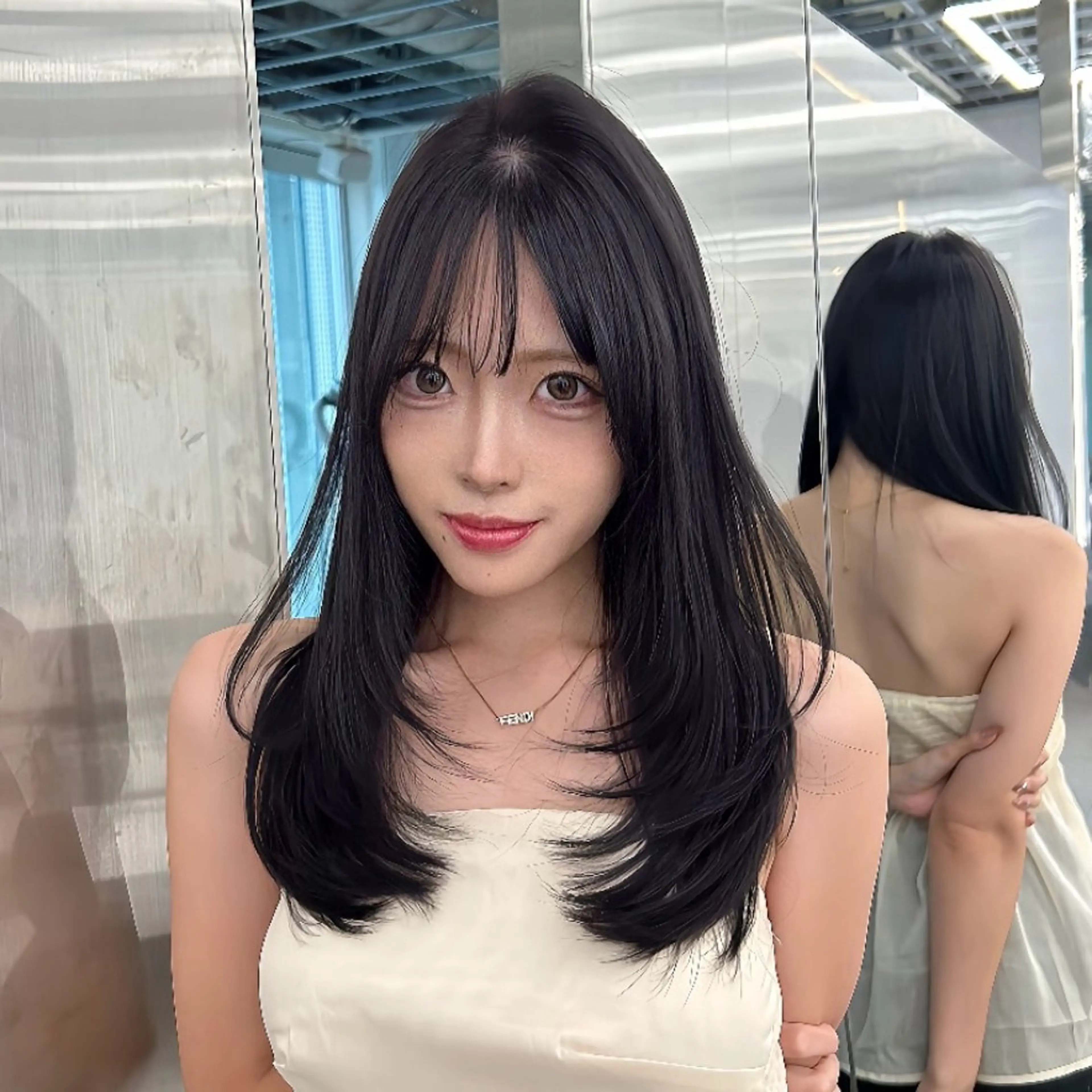 セミロング カット トリートメント 銀座/韓国ヘア🤍 レイヤーAYUMIのヘアスタイル