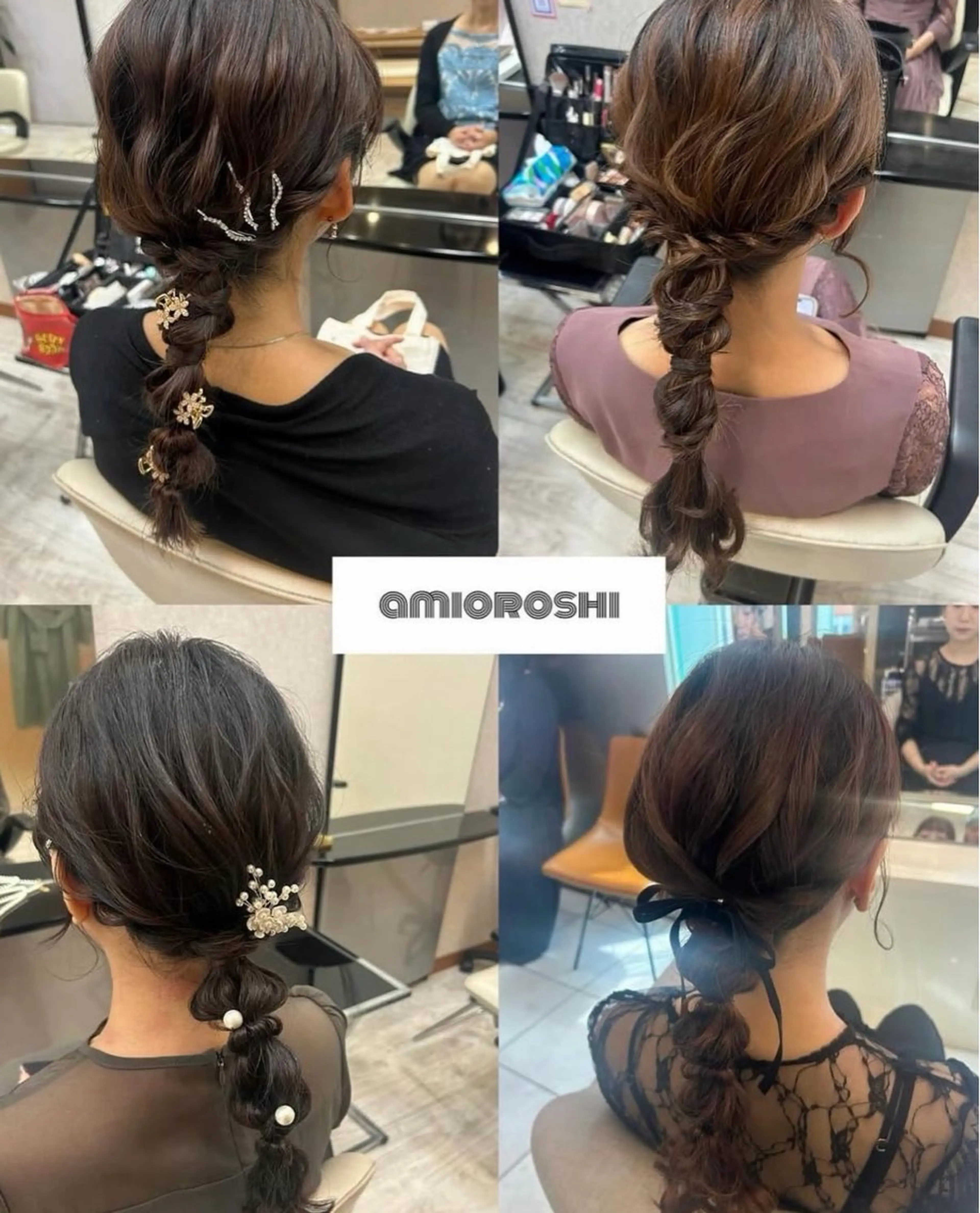 ヘアアレンジ 結婚式・ブライダル monaヘアアレンジ 🎀/お呼ばれのヘアスタイル