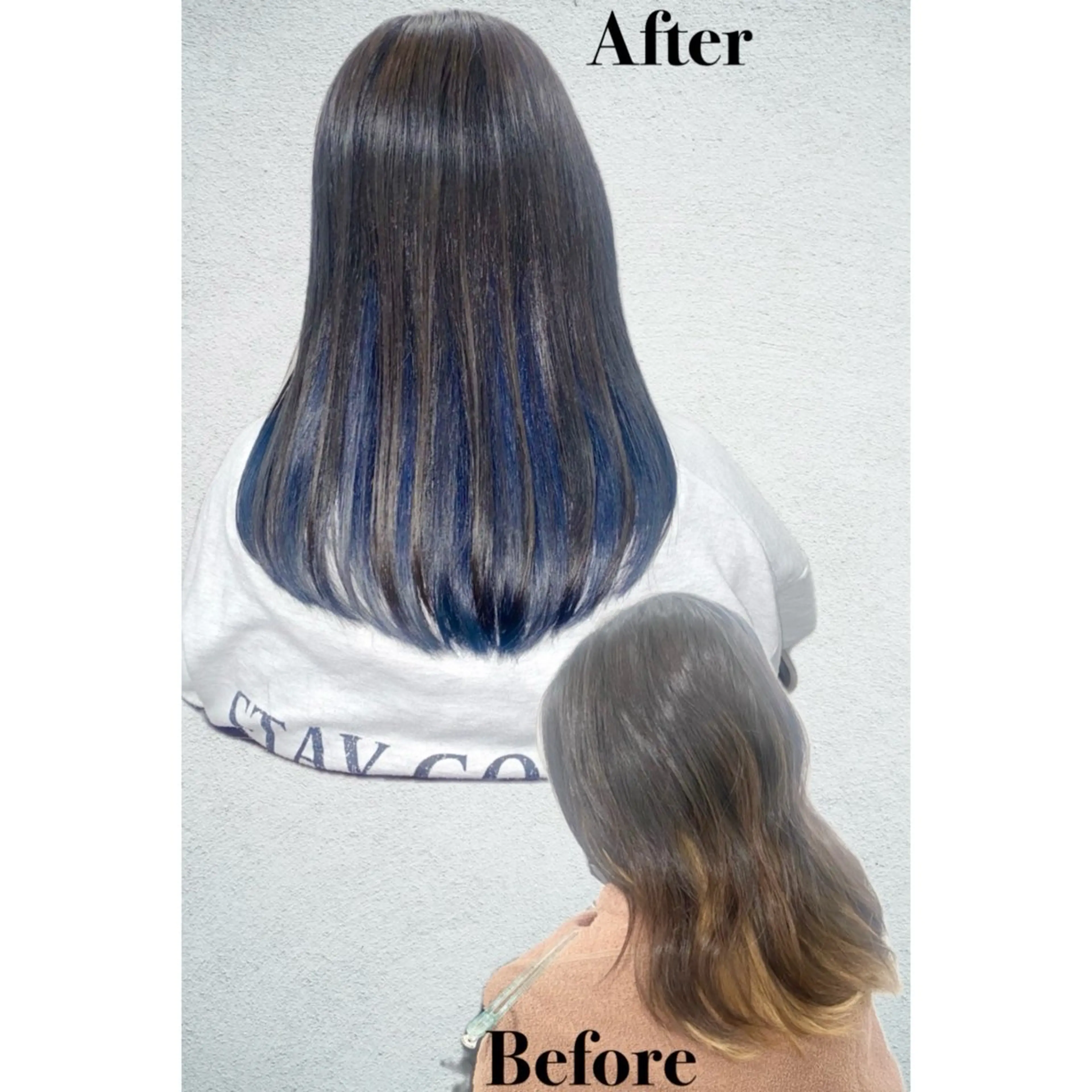 セミロング カット ヘアカラー トリートメント _White所属・ＳＨＩ ＺＵのヘアスタイル