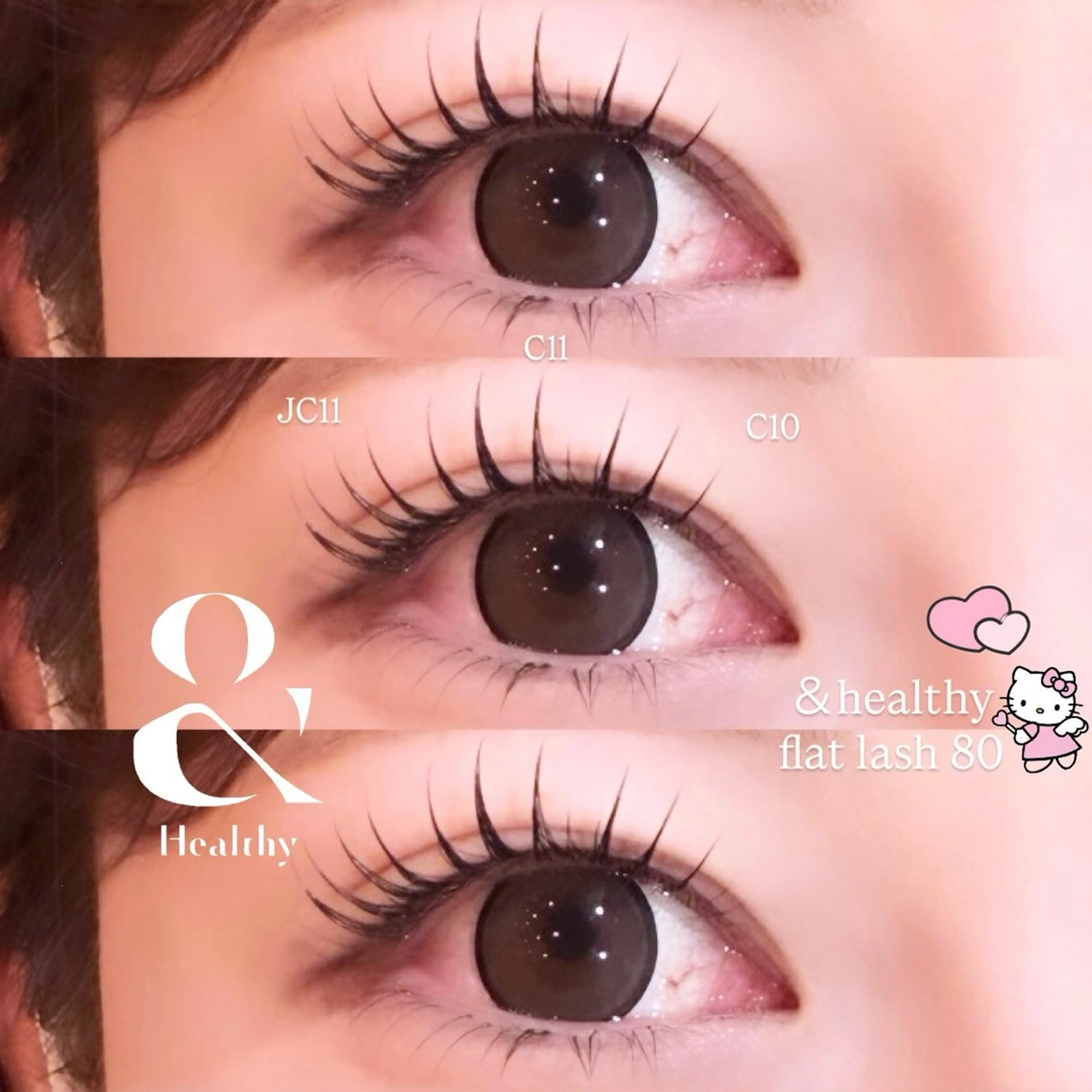 マツエク・マツパ フラットラッシュ マツエク 千島 里歩のマツエク・マツパデザイン