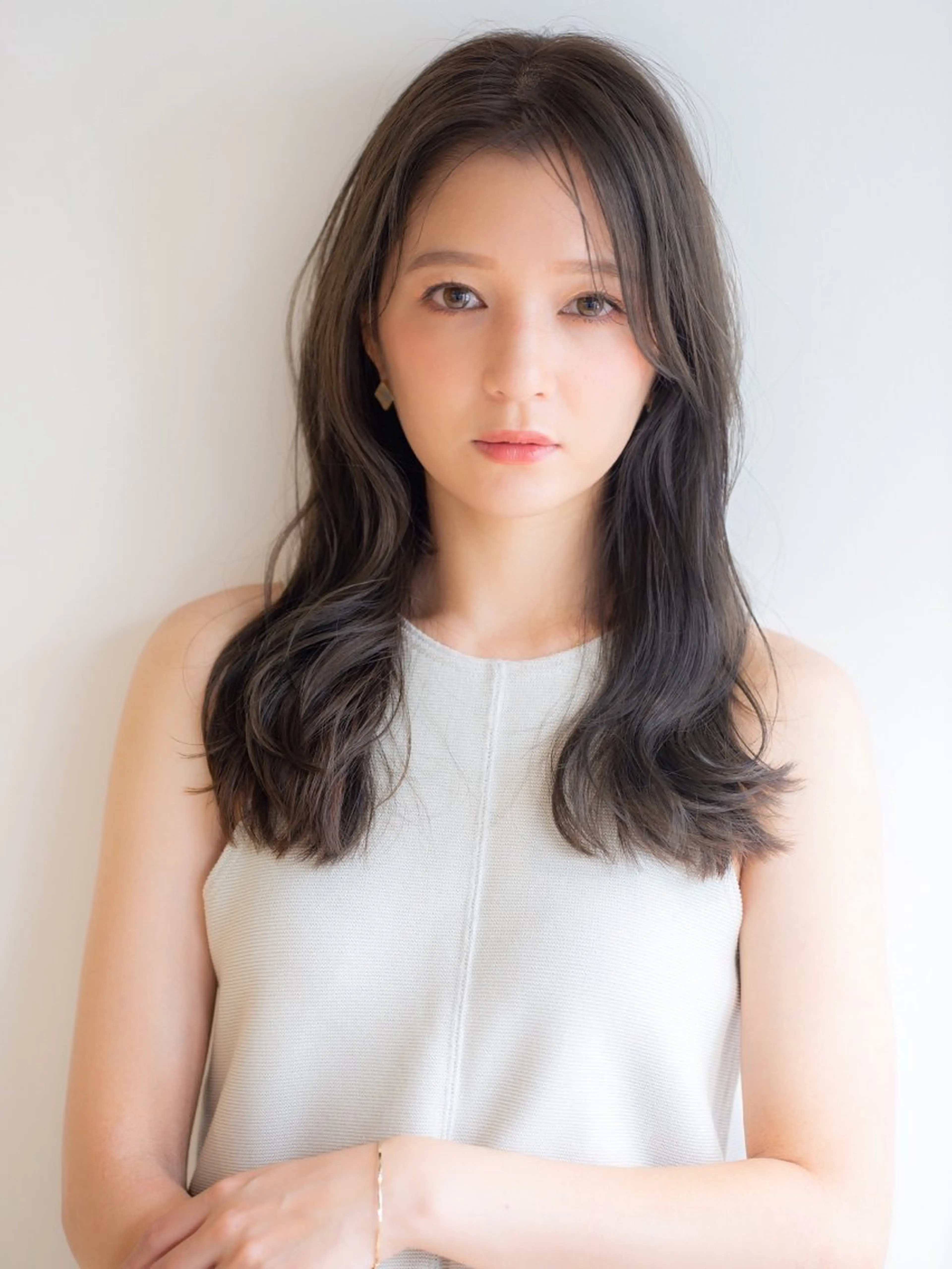 セミロング ヘアカラー トリートメント 髪質改善 SerA by U-REALMのヘアスタイル