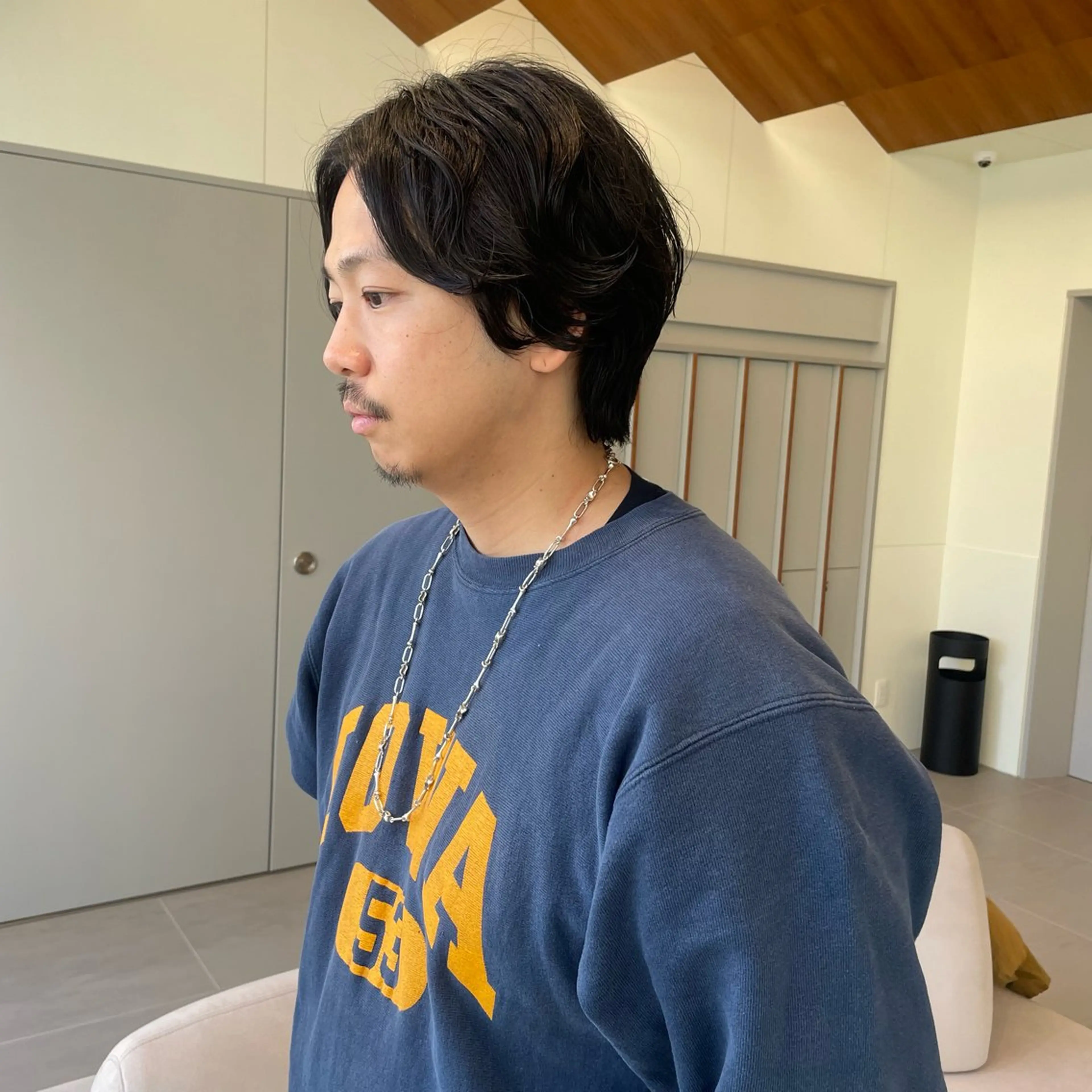 ショート パーマ メンズ メンズブリーチ メンズパーマ ニュアンスパーマ カット パーマ トリートメント ブリーチ/レイヤー 🌻Mutsumiのヘアスタイル