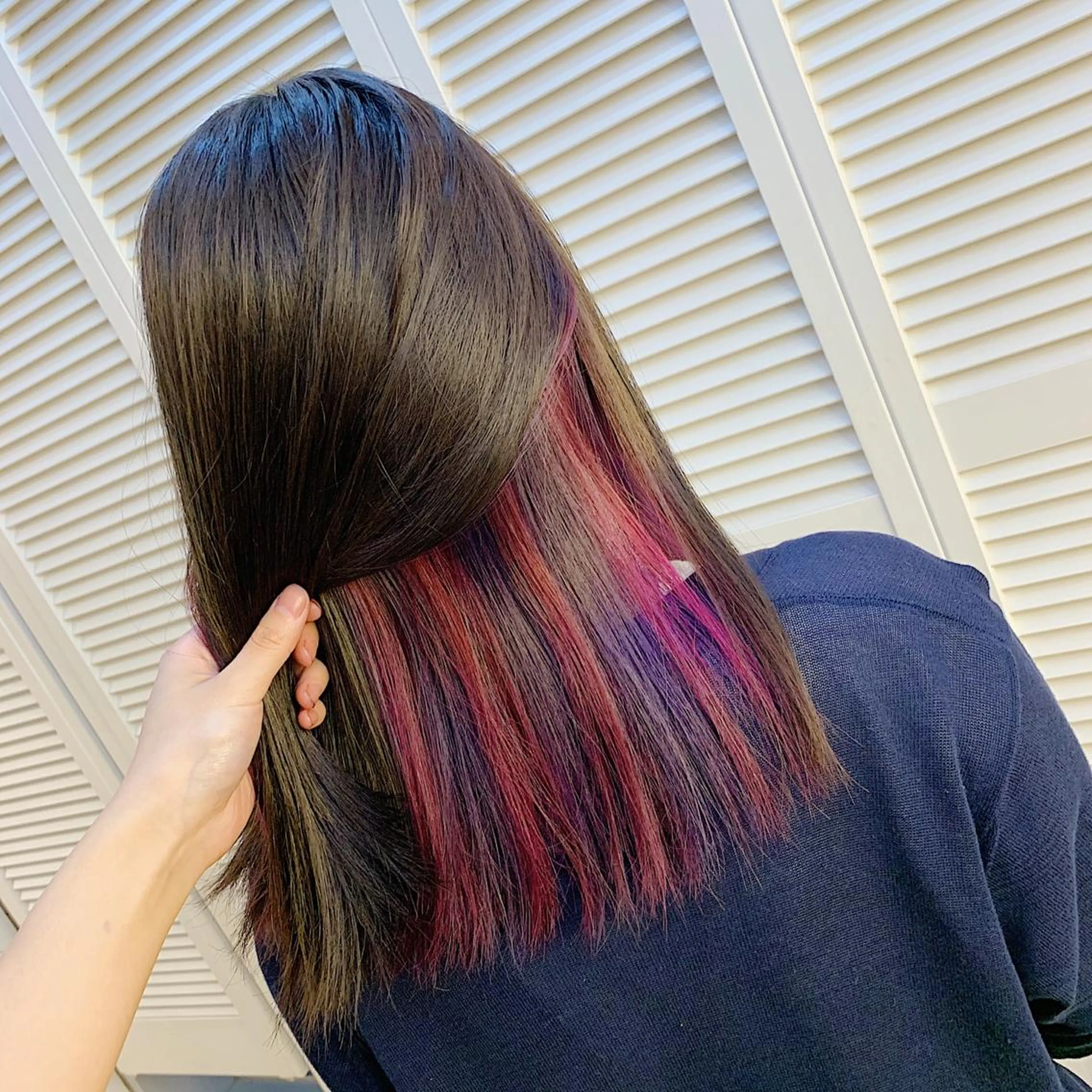 ミディアム カラー ピンクカラー バイオレットカラー GO TODAY SHAiRE SALON 町田店所属・🫧大森 知夏🫧のヘアスタイル