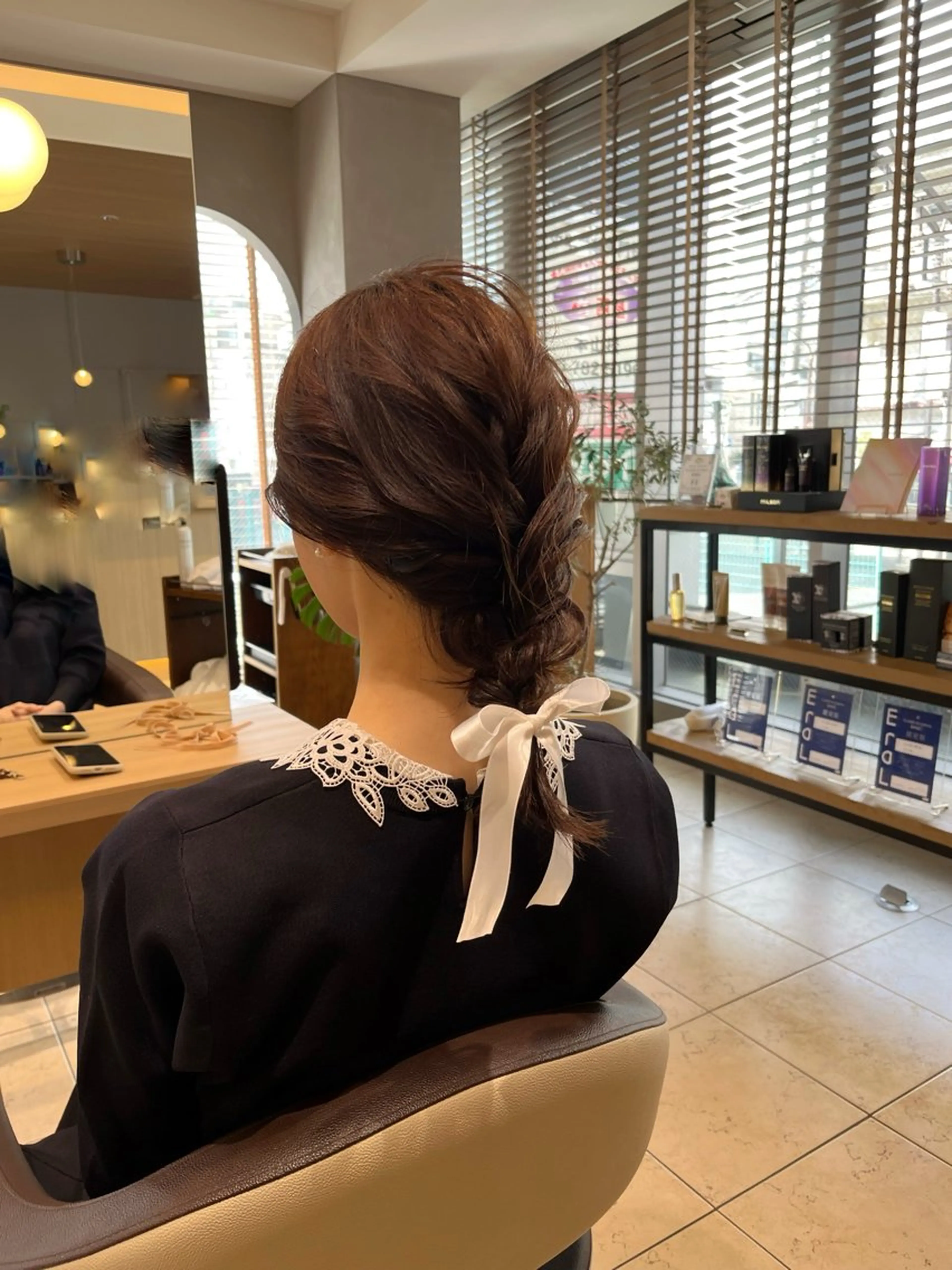 ロング ヘアアレンジ ヘアセット 伊佐治 夕芽のヘアスタイル