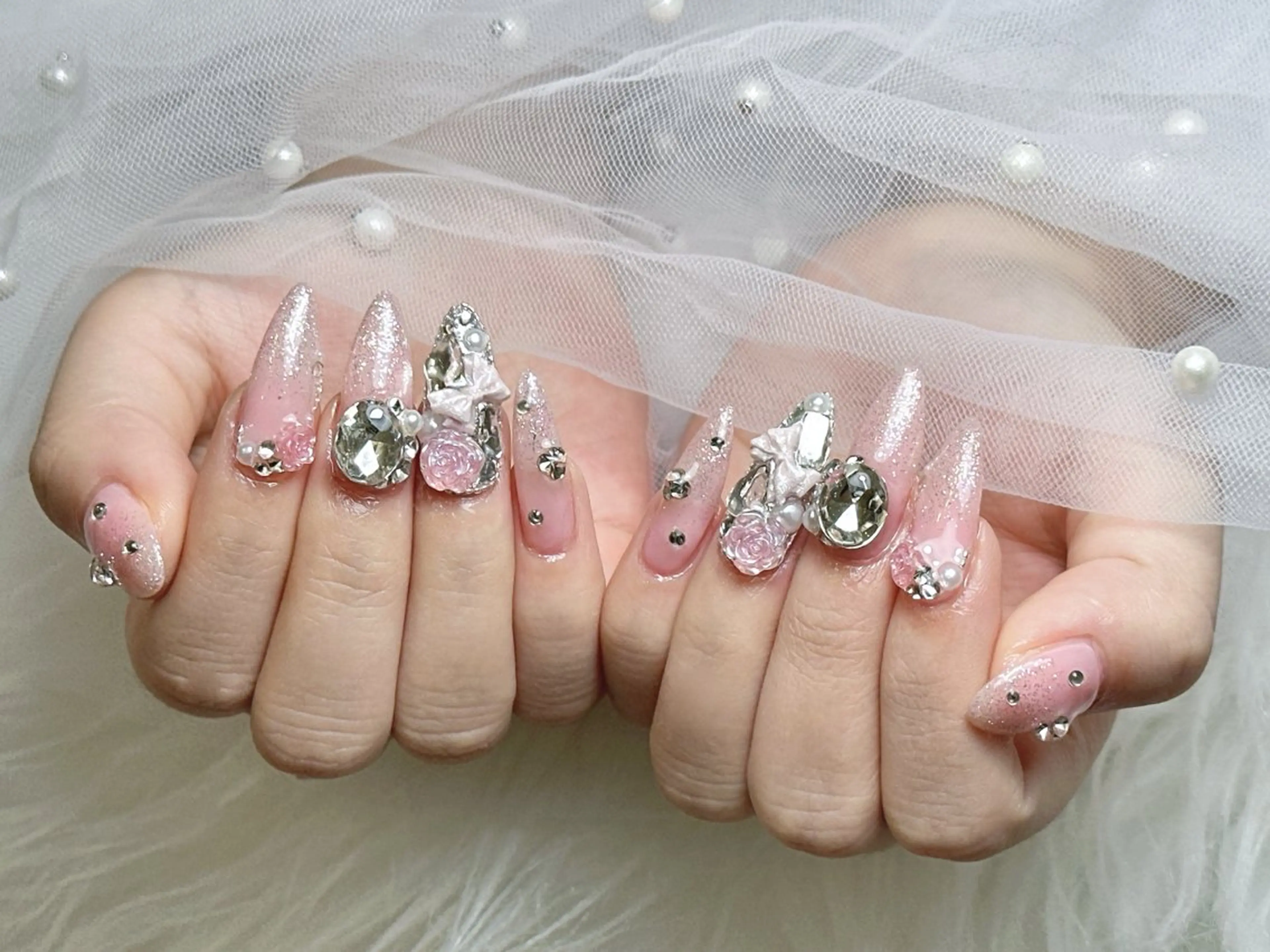 ネイル 【Eclat ｴｸﾗ】nail＆beauty所属・Eclat〔ｴｸﾗ〕 MOEKA𝜗𝜚*のネイルデザイン