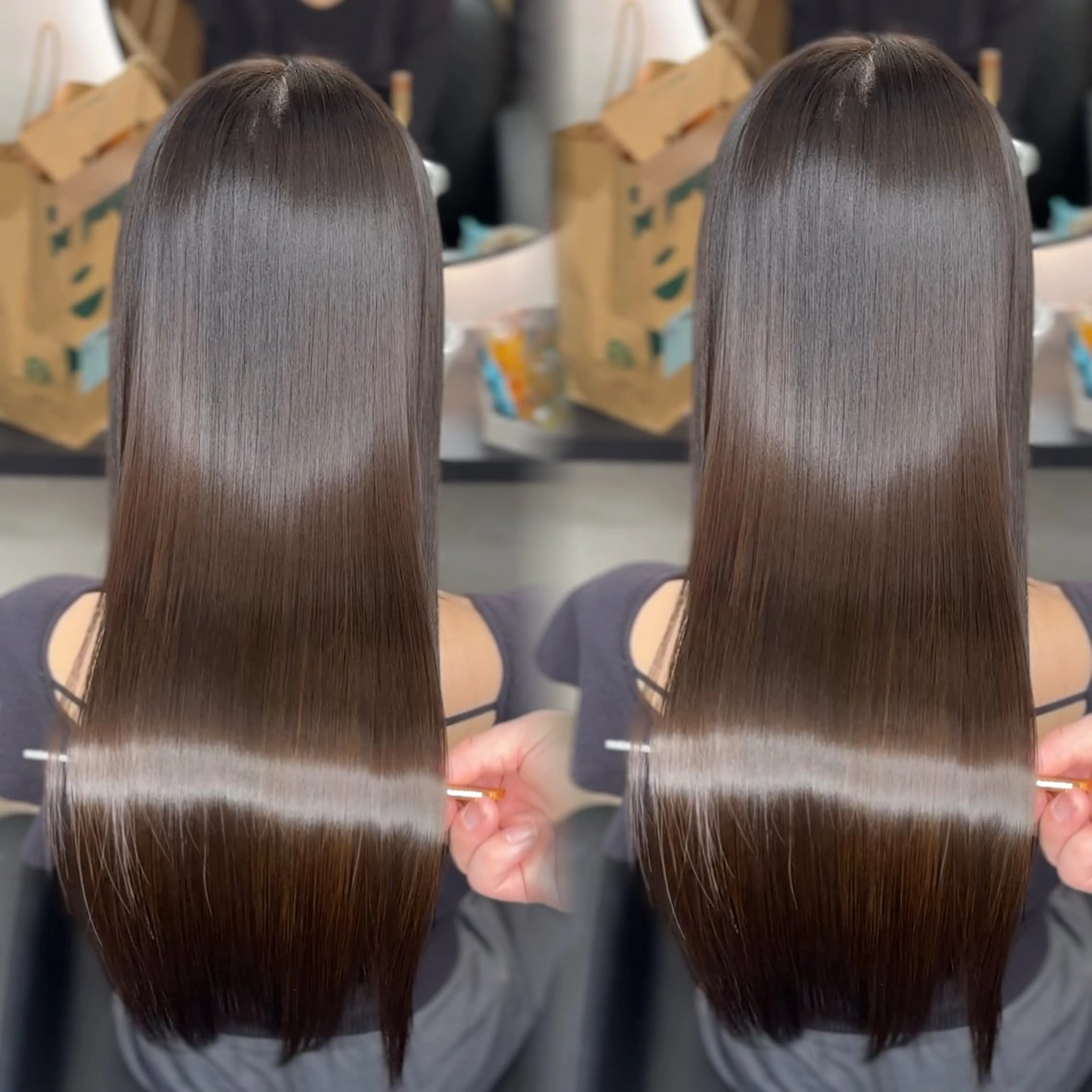 ロング カラー ヘアアレンジ カット 縮毛矯正 トリートメント 🫧新宿 髪質改善 /サスケ🫧のヘアスタイル