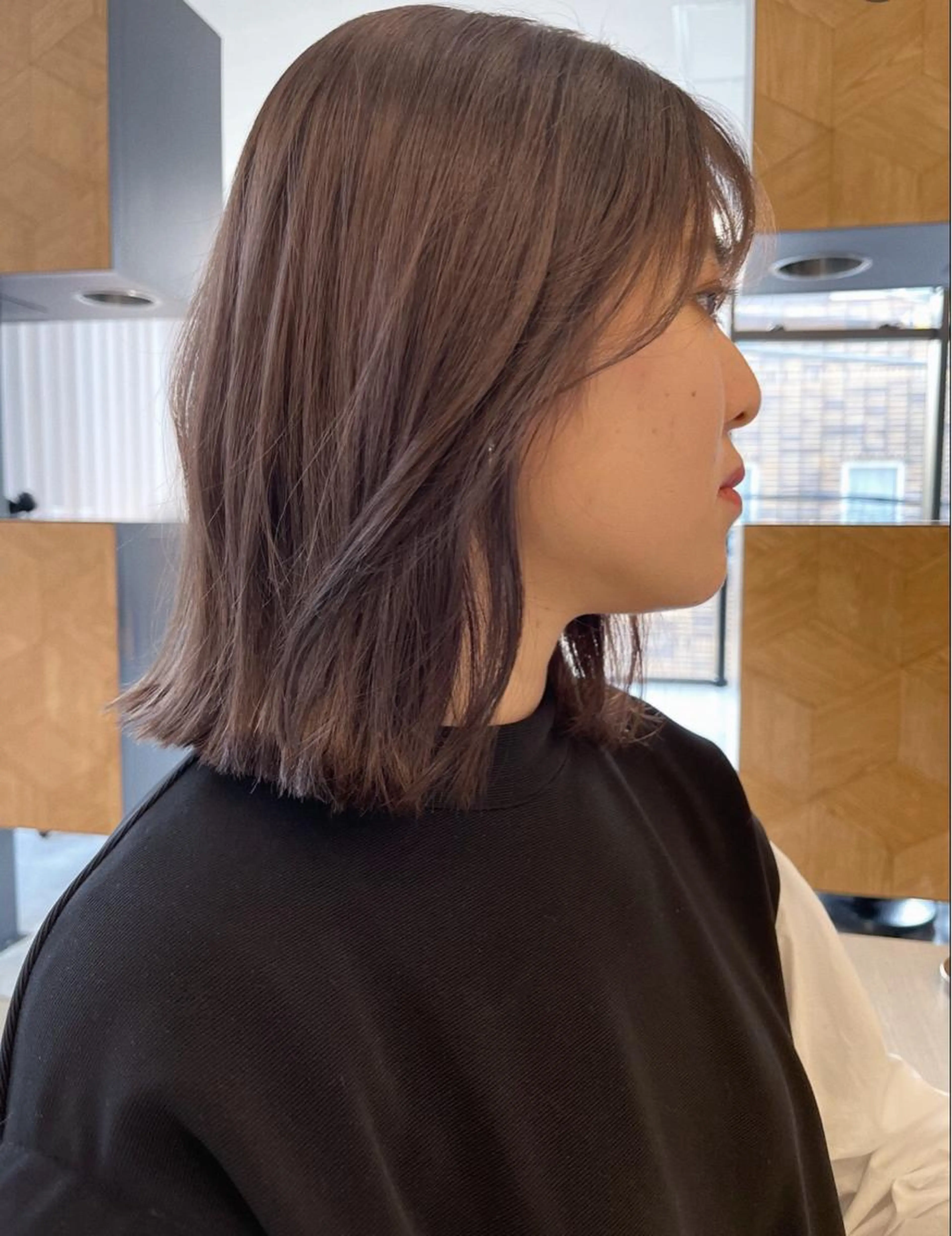 💛前髪カット+透明感シングルカラー💛の写真