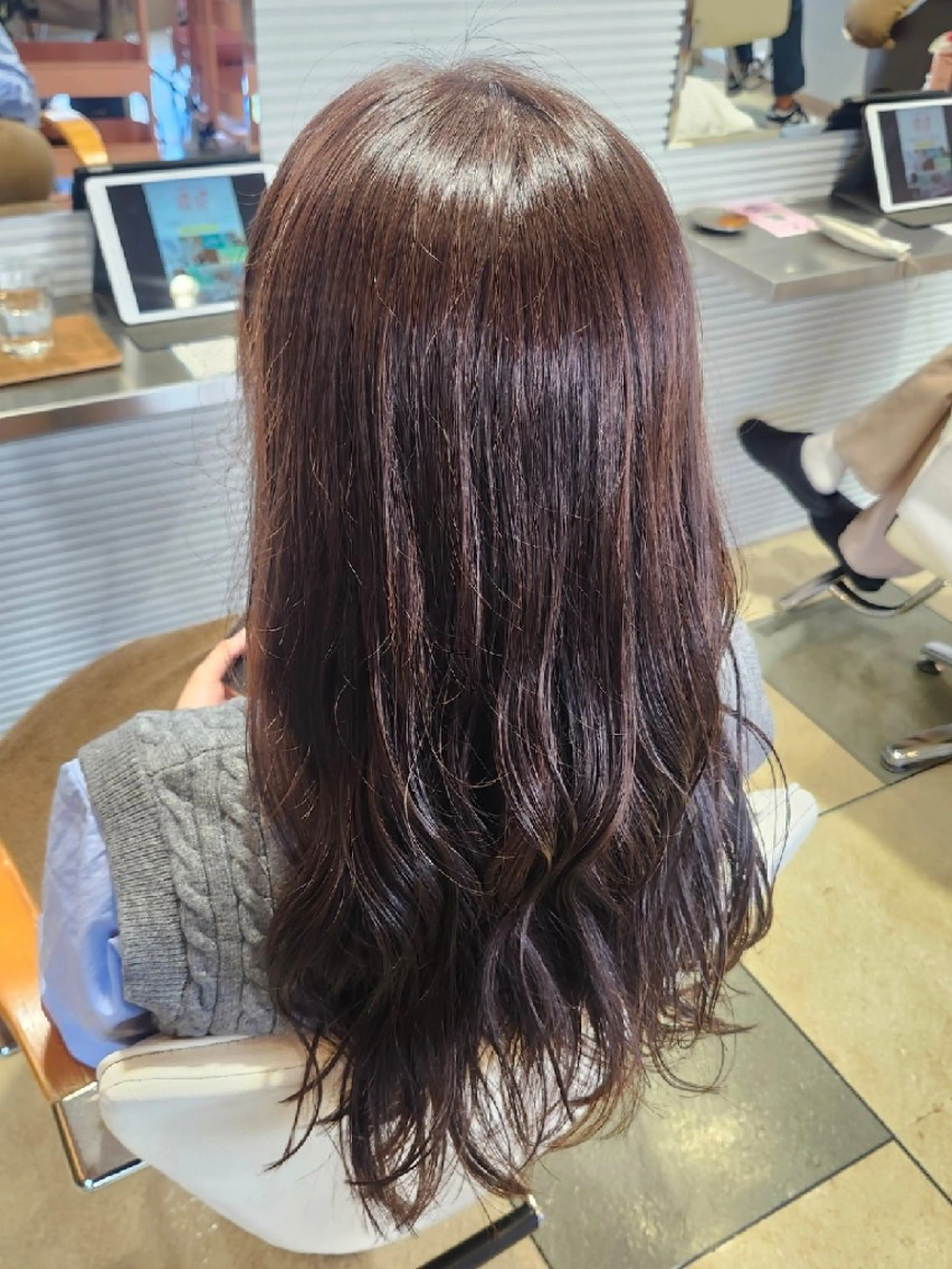 ロング 暖色カラー/髪質改善 /メンズ🧡莉南のヘアスタイル