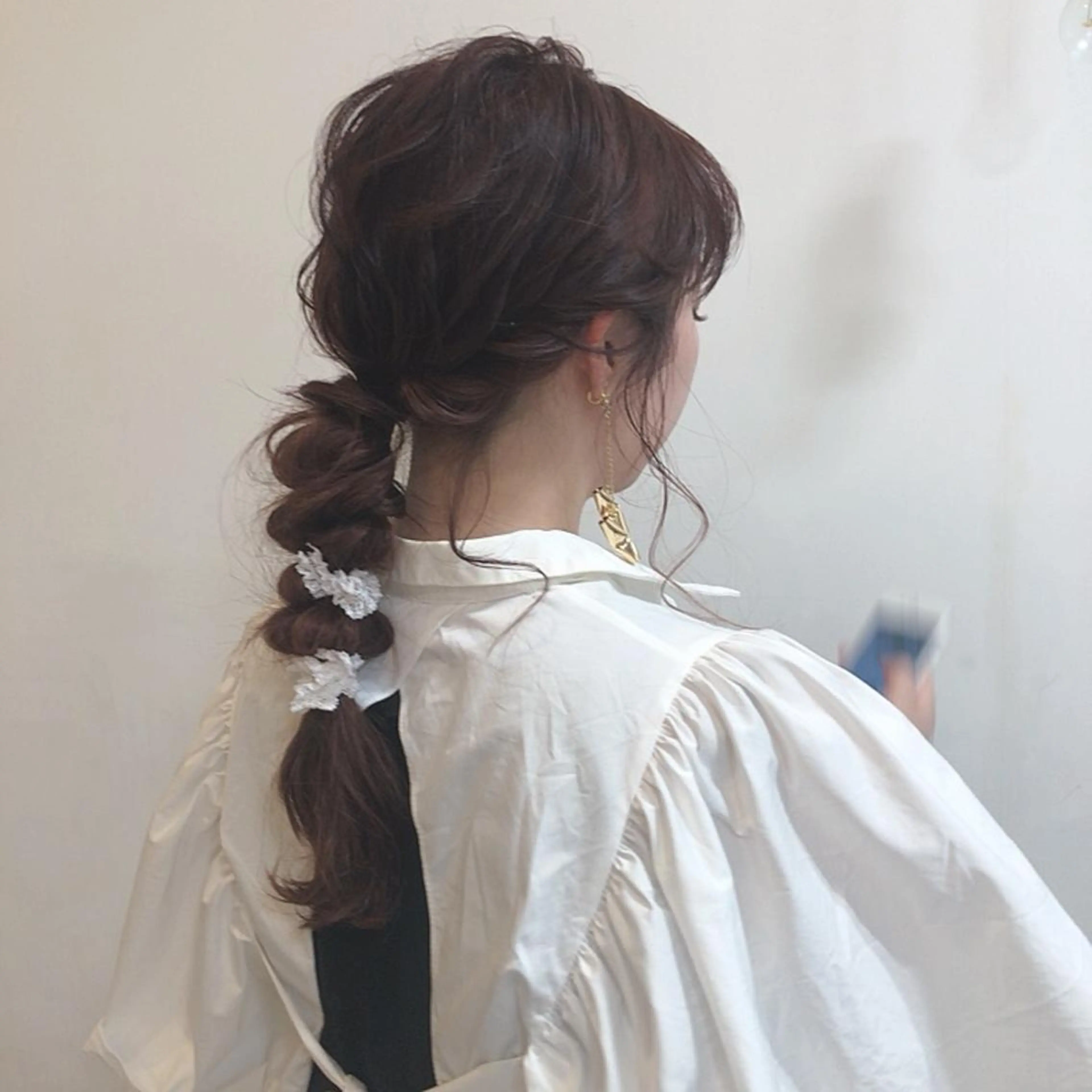 ロング ヘアアレンジ やまぐち もえかのヘアスタイル