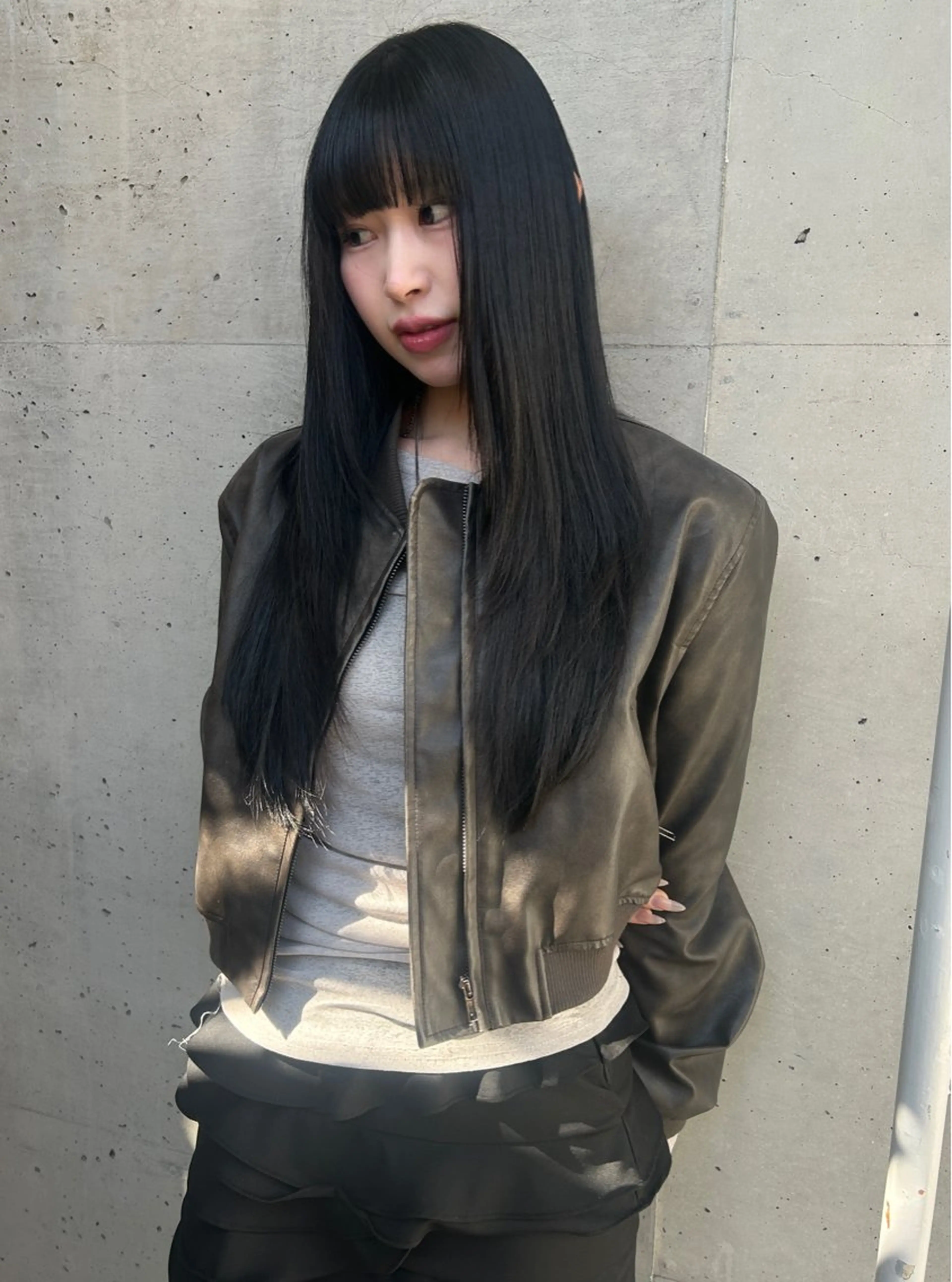 ロング 縮毛矯正 レイカ /ハイトーン/ボブ♪のヘアスタイル