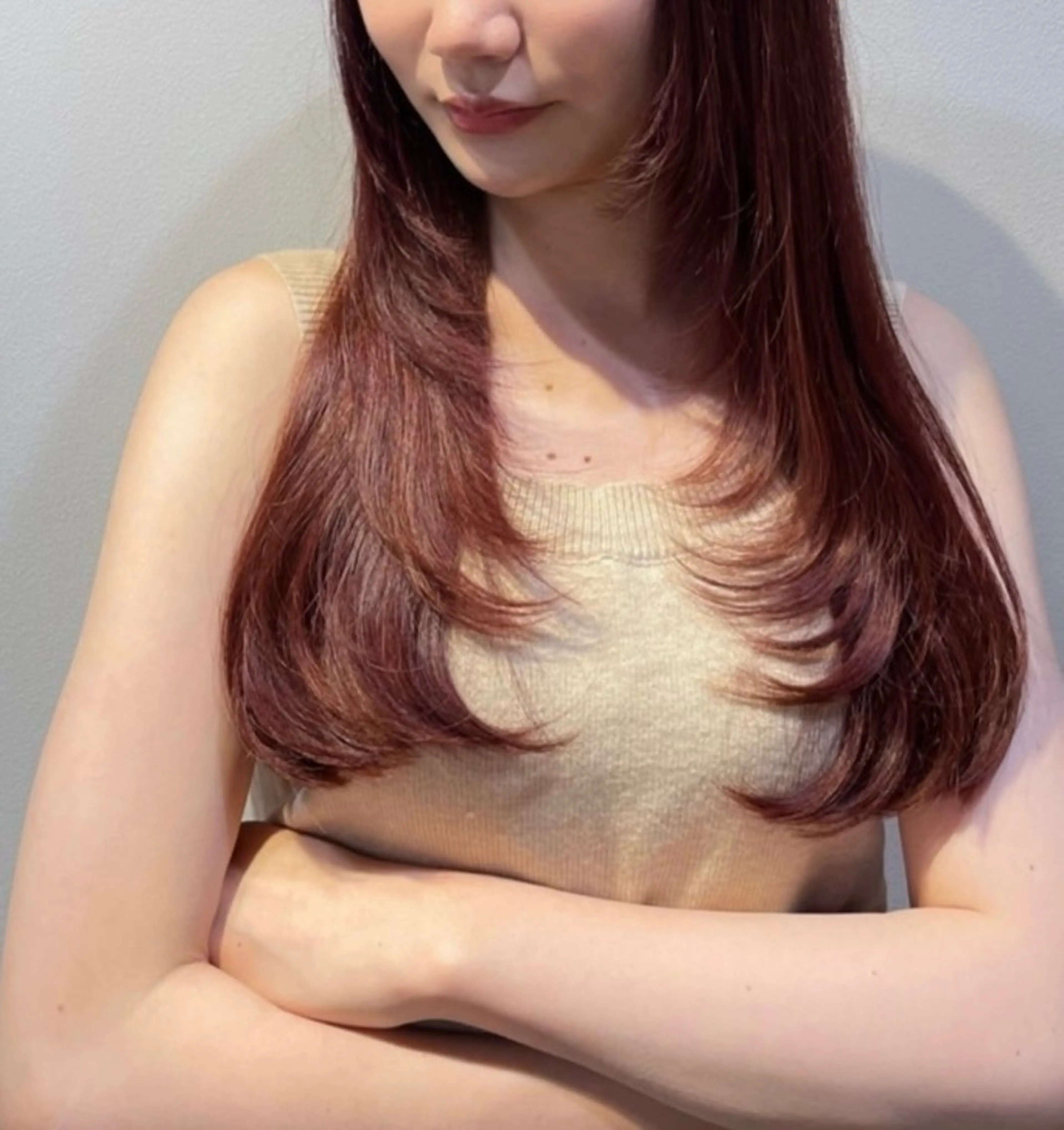 セミロング みゆき/透明感カラー /カラー特化のヘアスタイル