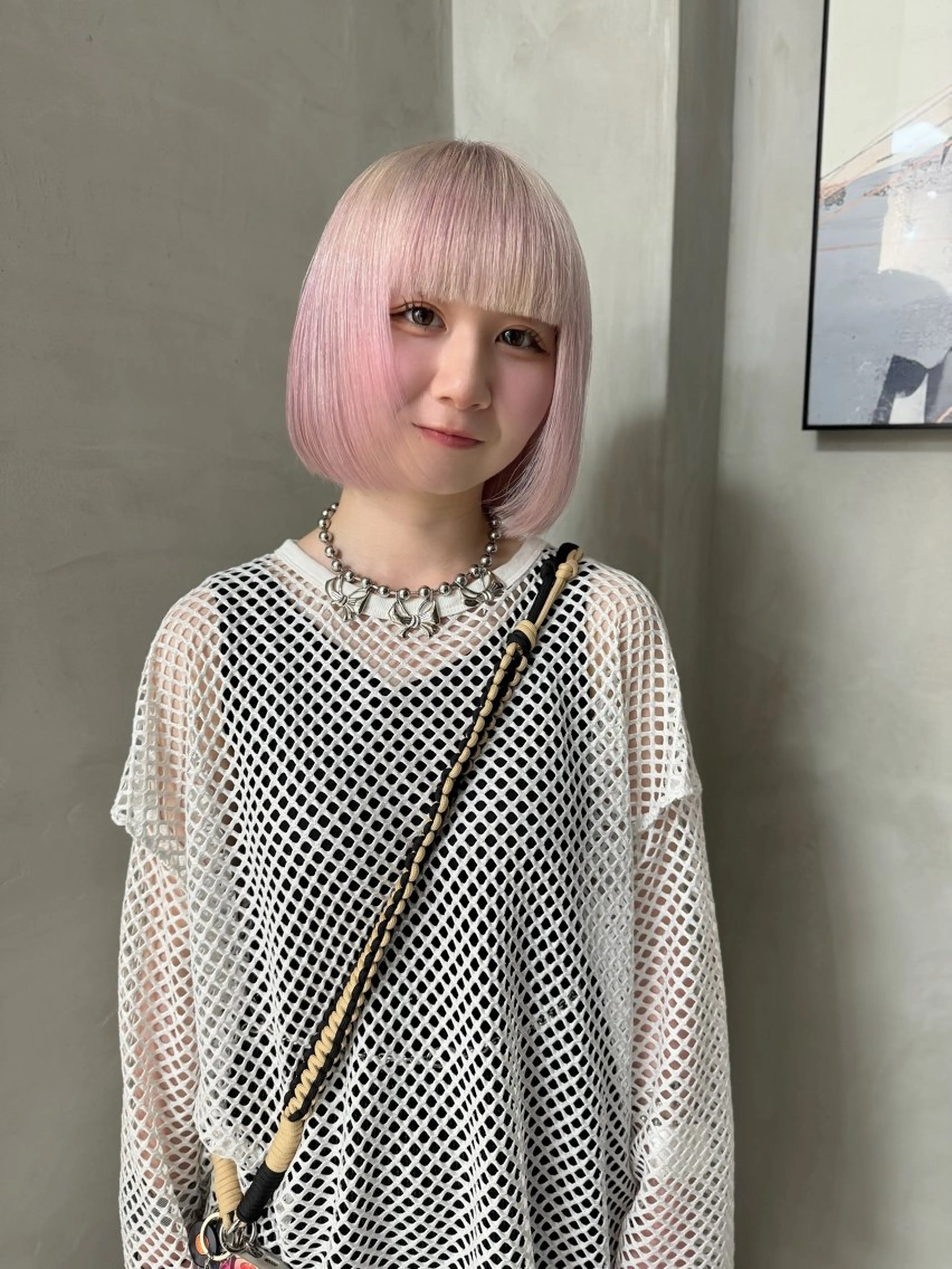 カラー ベージュカラー ピンクカラー ホワイトベージュ ヘアカラー ダメージレスブリーチ 専門美容師/クワさんのヘアスタイル