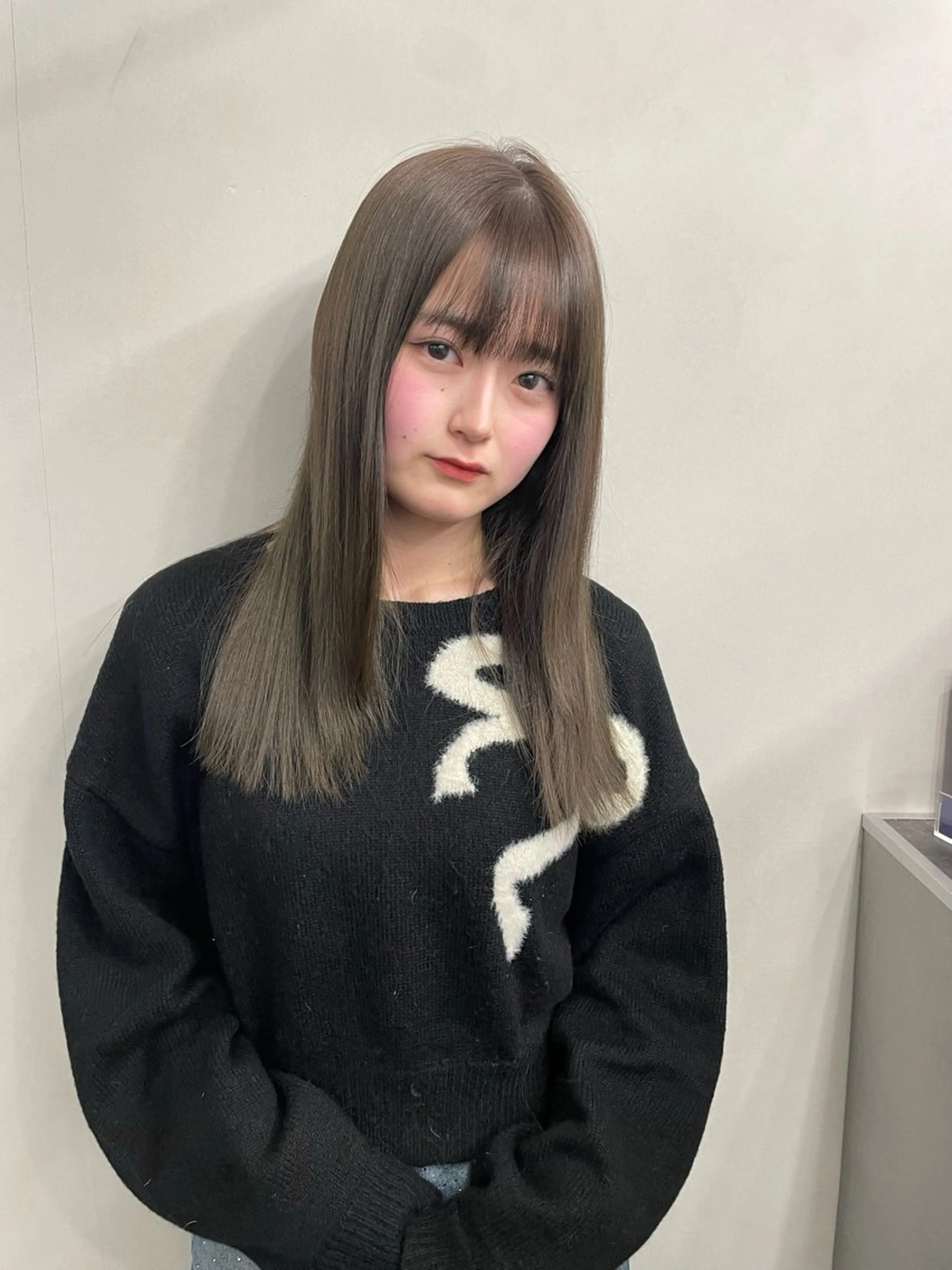 ロング ブリーチ/ベージュ 💕/momoaのヘアスタイル