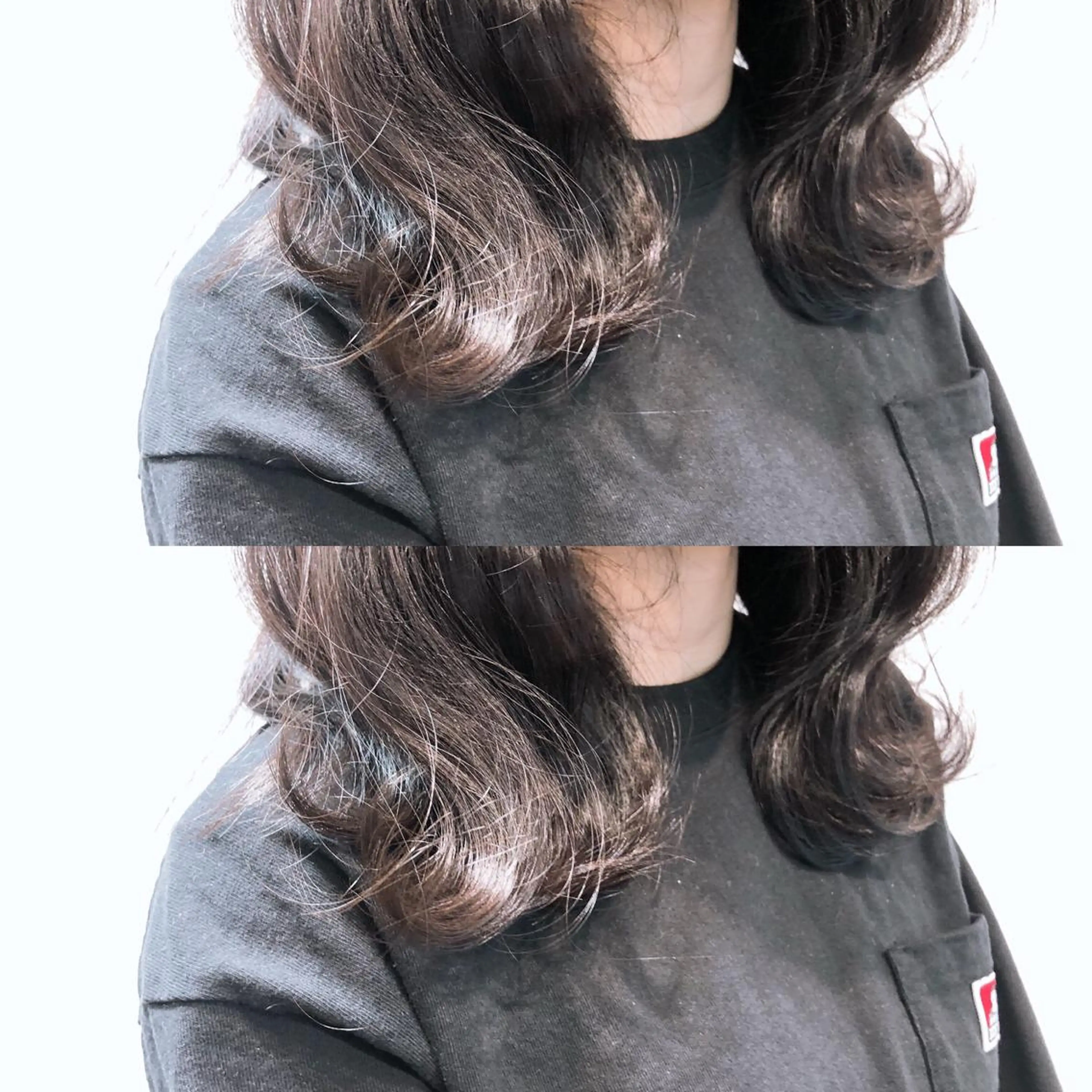 ロング チョコレートブラウン ハイライト ロング トリートメント 池袋髪質改善 タニグチのヘアスタイル