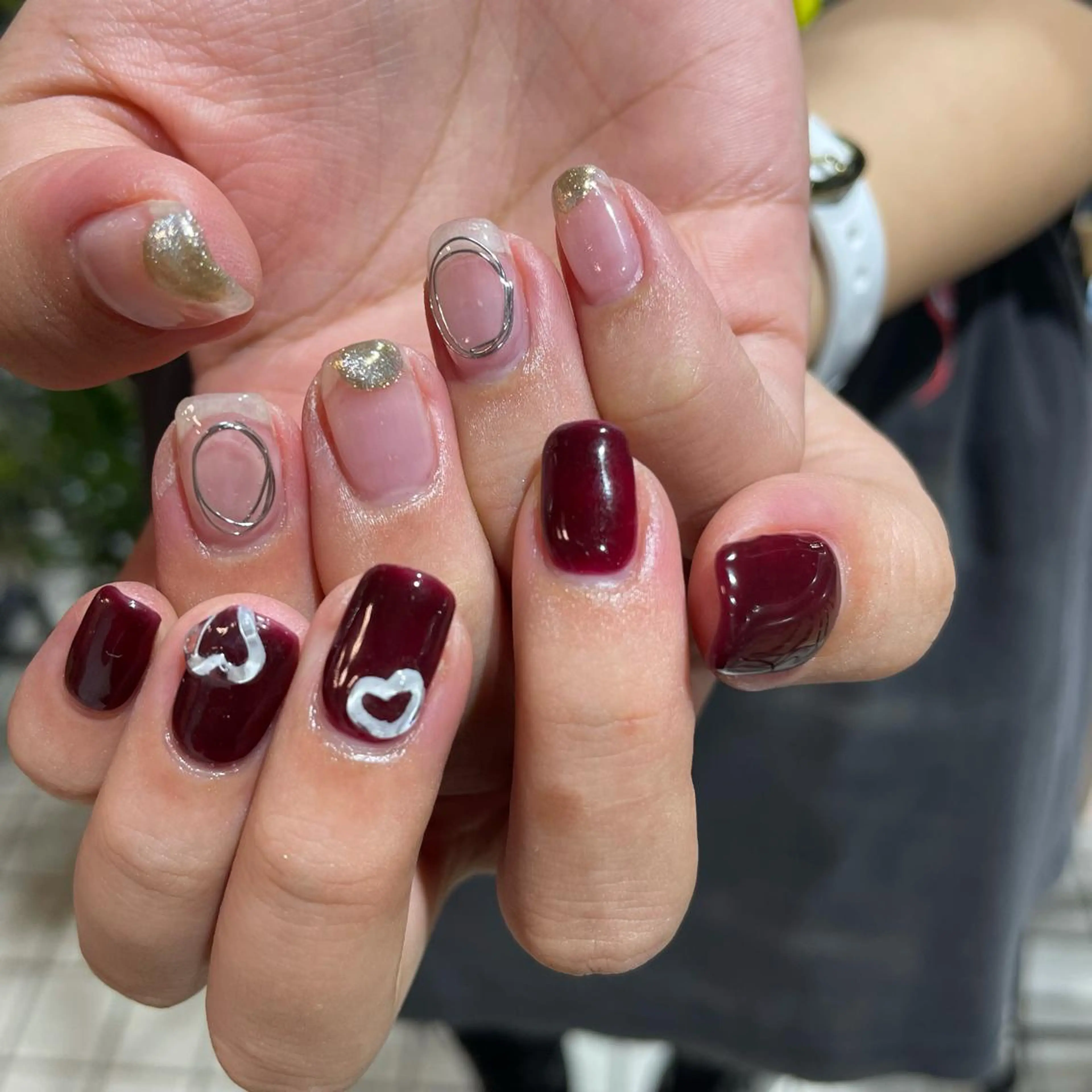 ネイル クリアネイル ジェルネイル パラジェル ニュアンスネイル/ ボブ/まちゃこのヘアスタイル