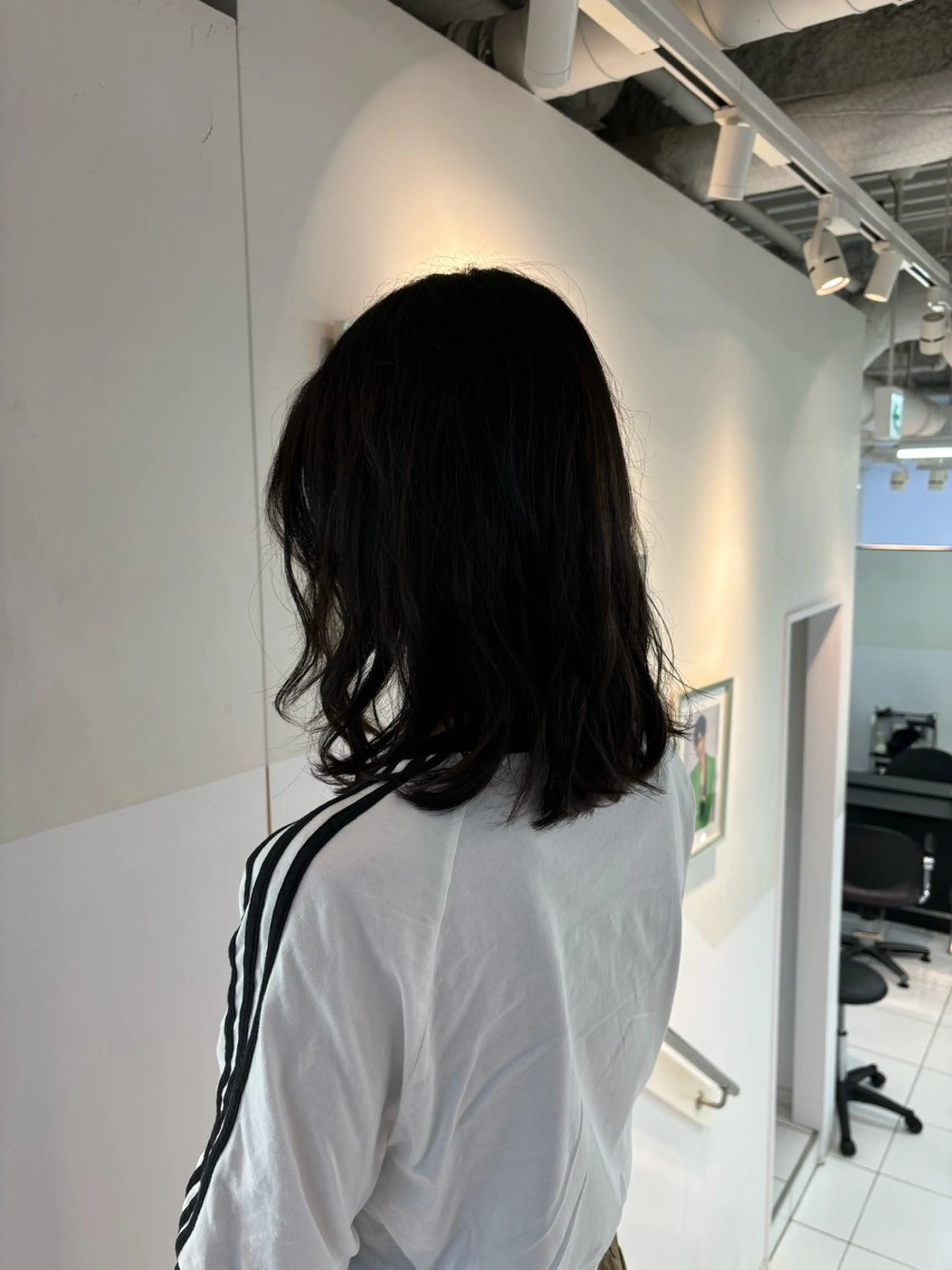 ミディアム パーマ ミディアムパーマ 🌙ブリーチカラー 🌙/HI naのヘアスタイル