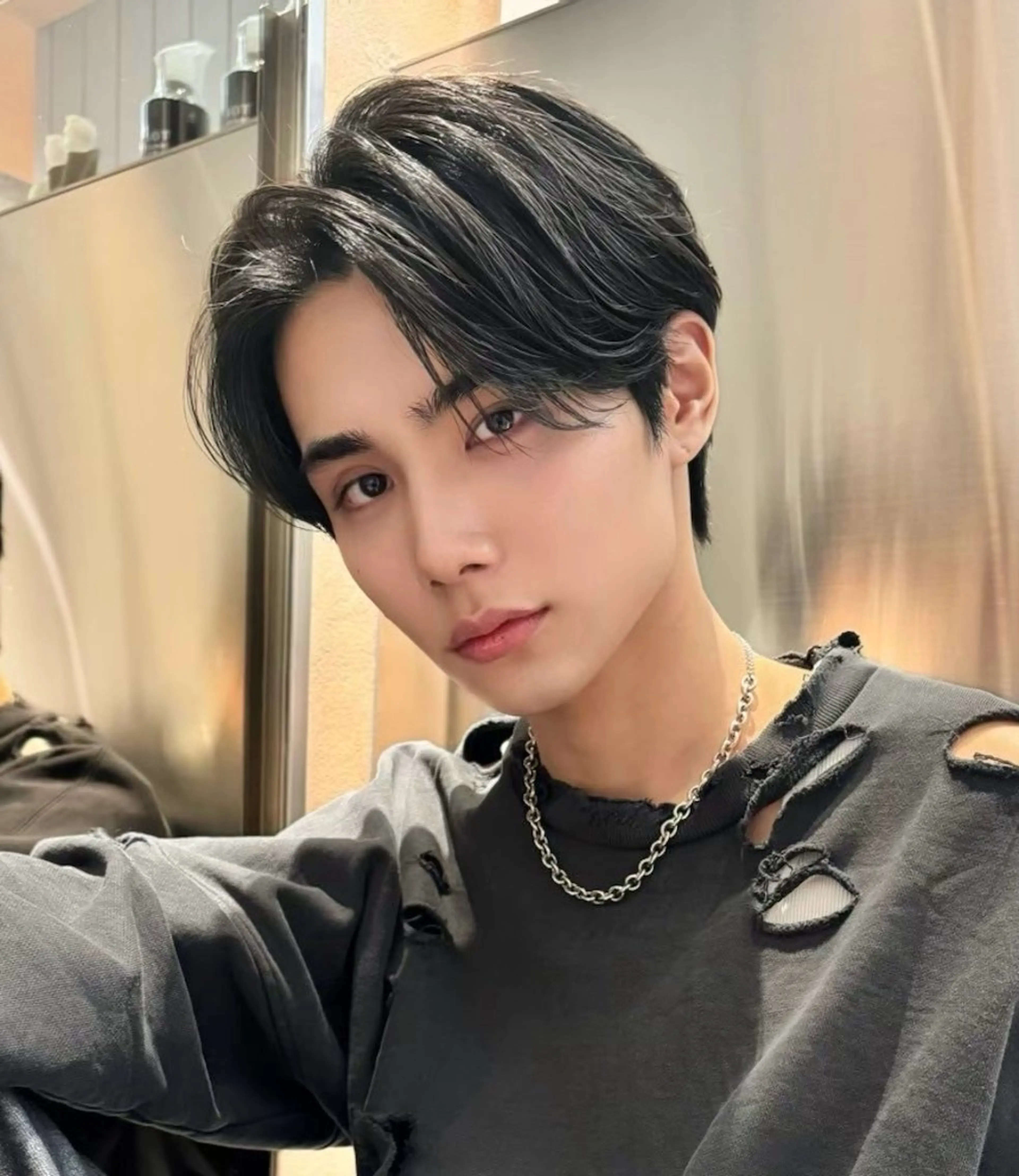ショート メンズ メンズ韓国風 韓国風ヘア ボブ/縮毛矯正/美髪 髪質改善/大和田拓夢のヘアスタイル