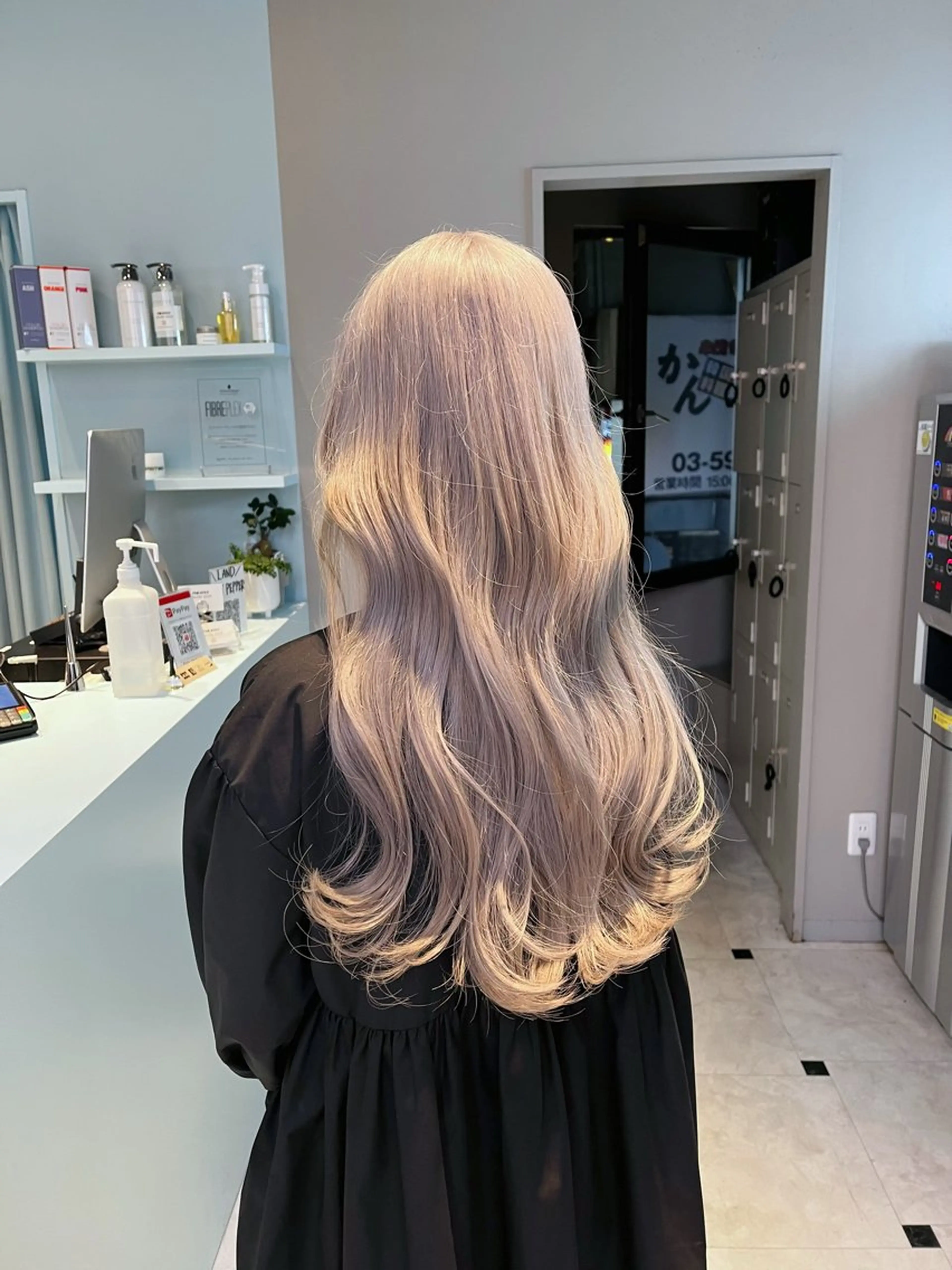 ロング カラー ヘアカラー トリートメント ブリーチカラー 🩵MIZUKIのヘアスタイル