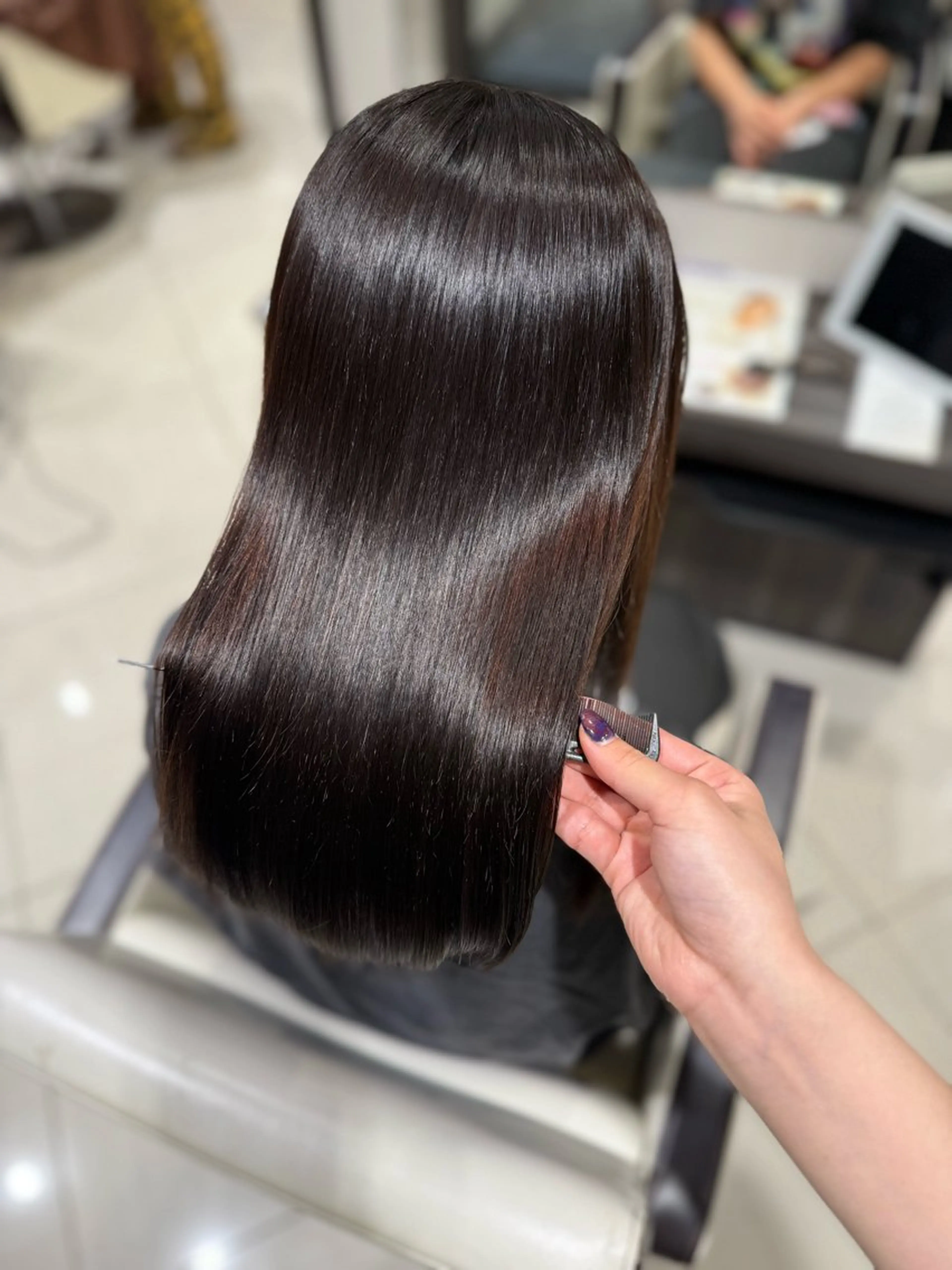 カラー ブラウンカラー ヘアカラー Harris 表参道・外苑前・青山 表参道本店所属・艶カラー/ハイトーン /アレンジ/meiのヘアスタイル