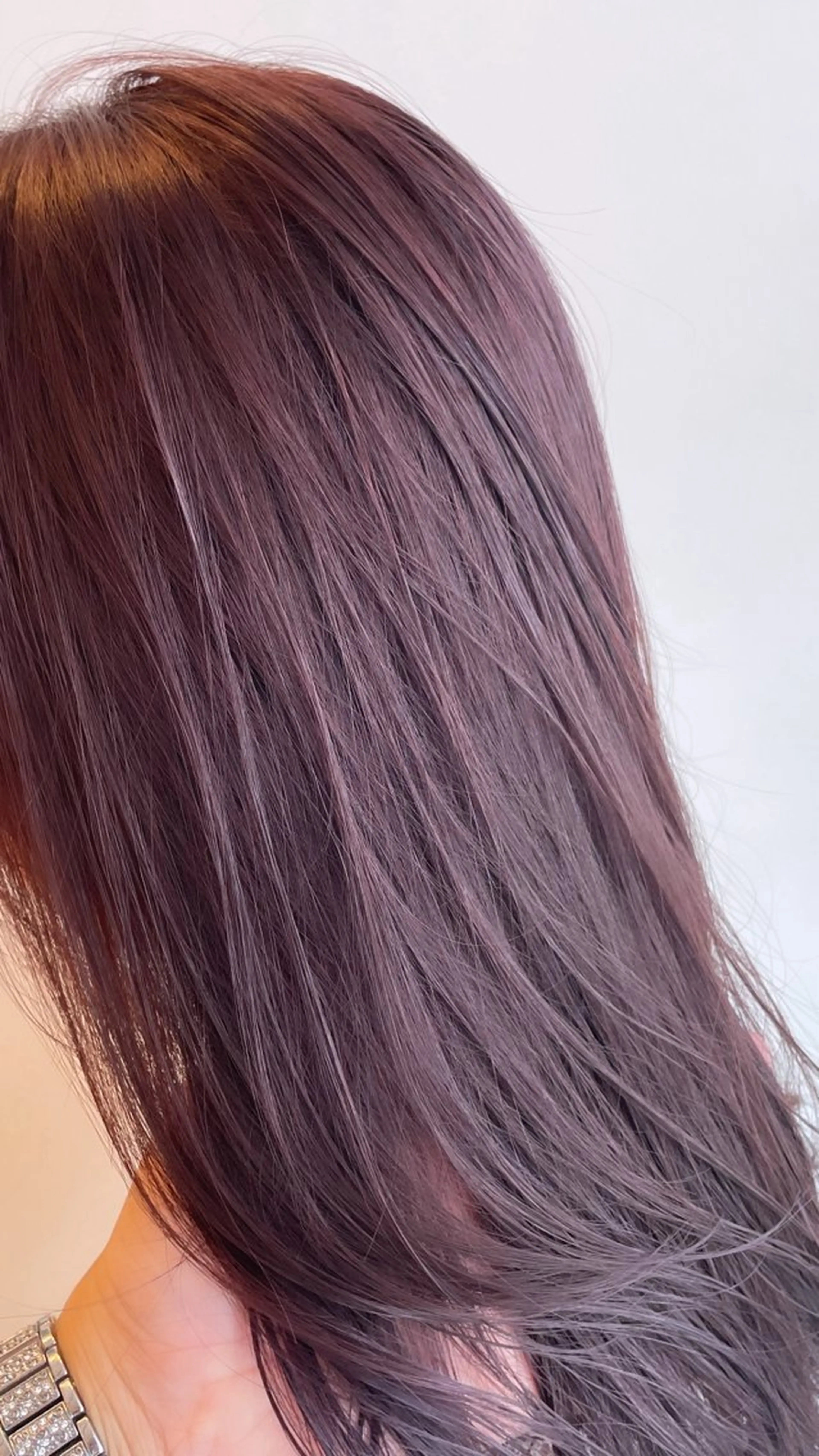 セミロング 古澤 あかねのヘアスタイル