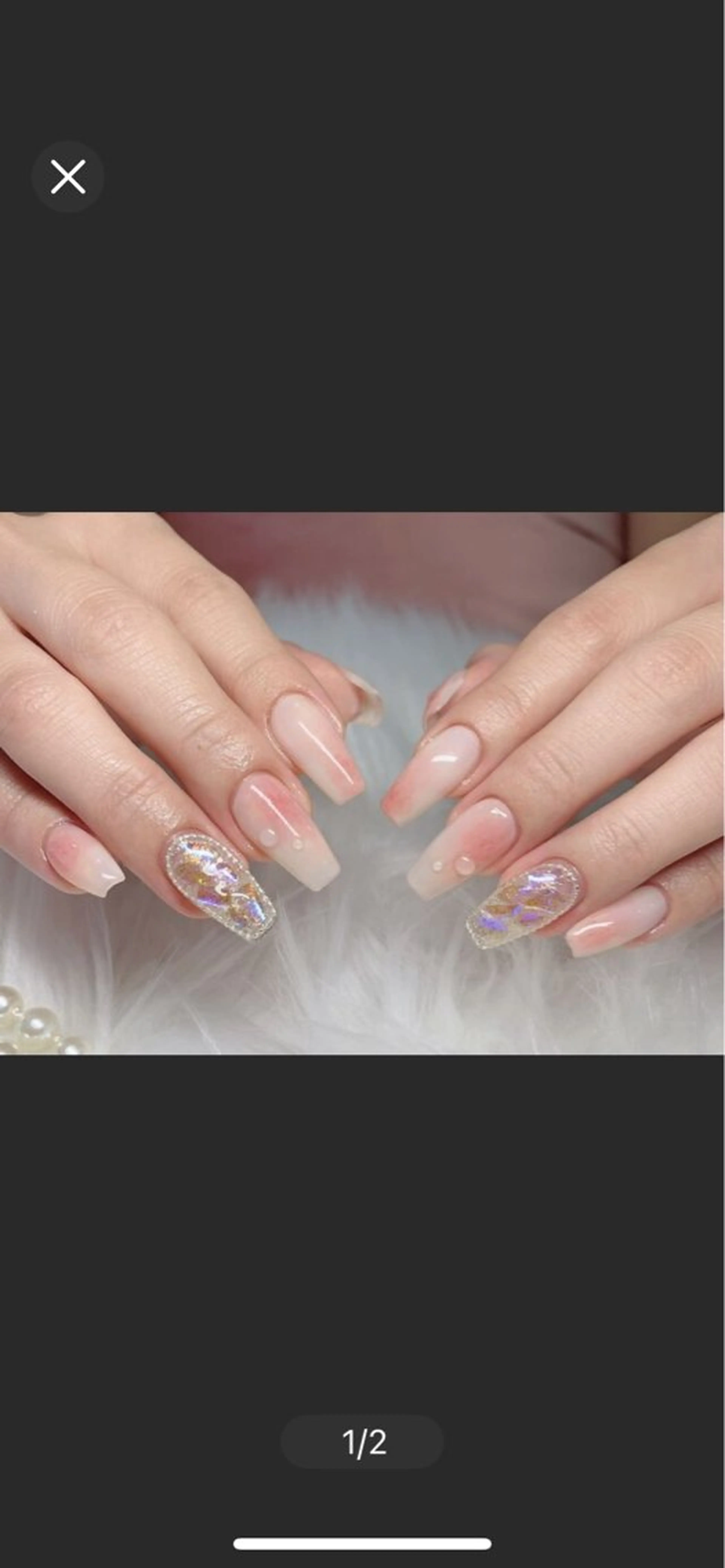 ネイル 長さだし専門店）H‘ami nailsalon新大久保所属・金子 希のネイルデザイン