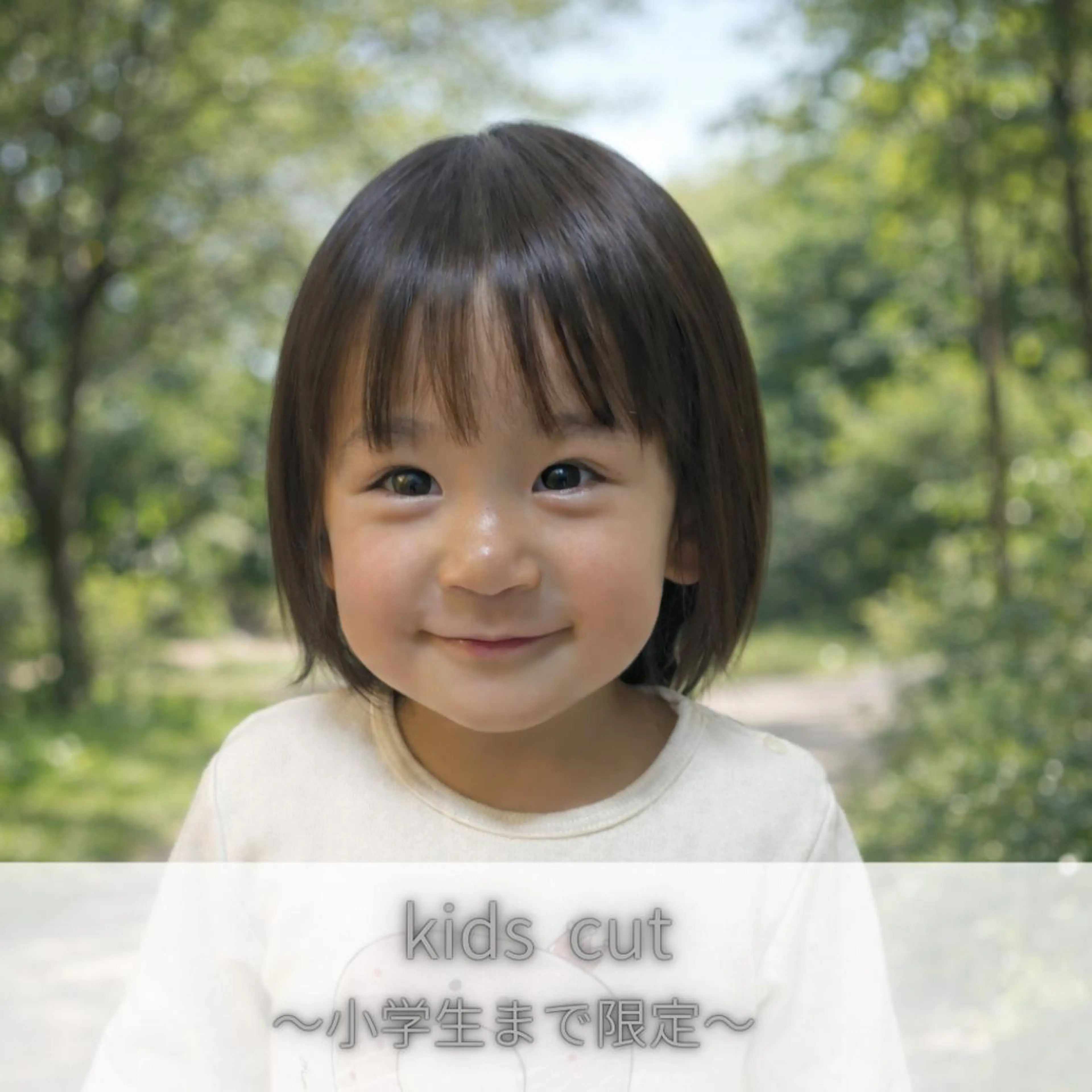 キッズ カット 髪質改善/透明感 カラー/松尾美南海のヘアスタイル