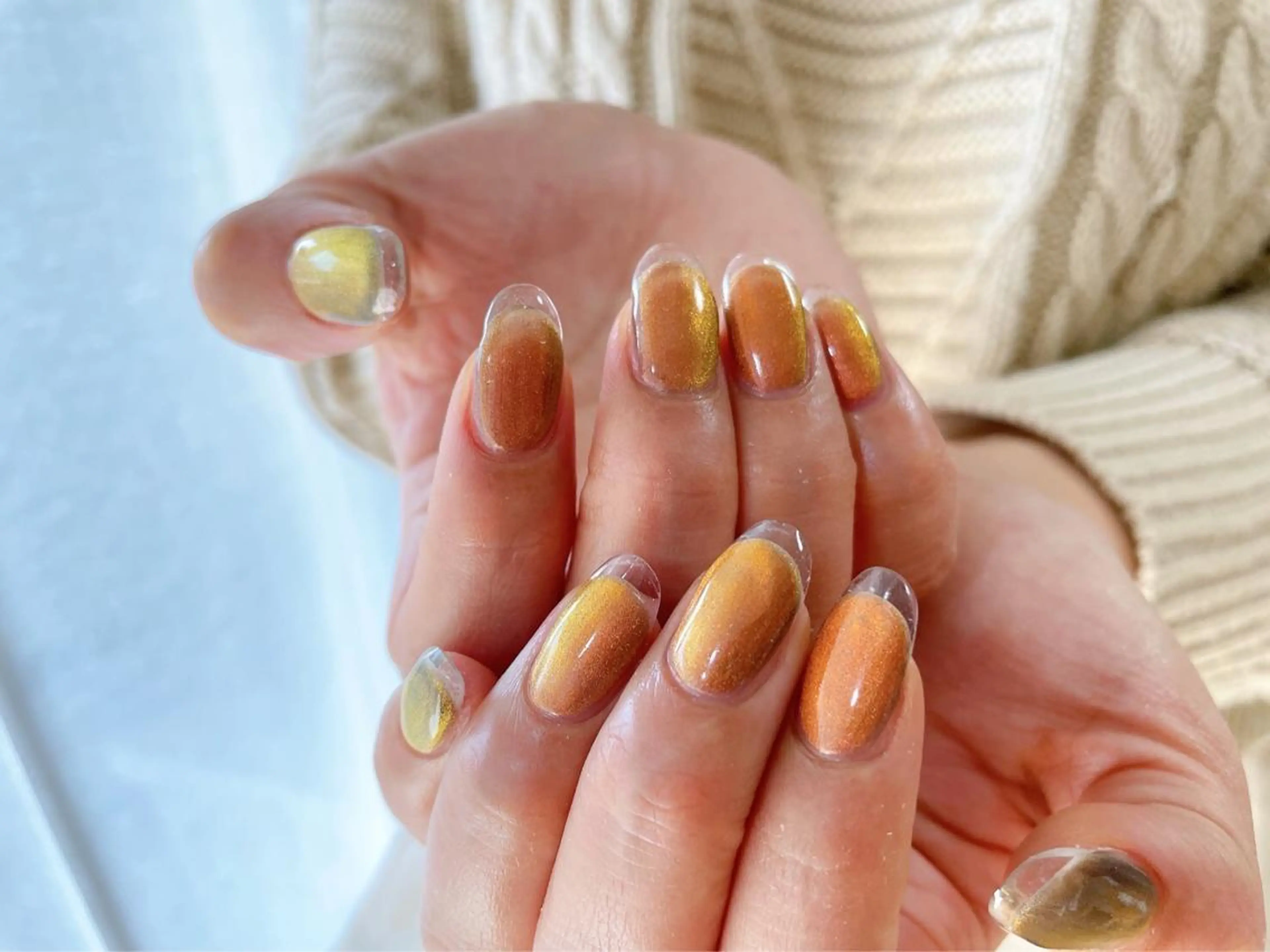 ネイル マグネットネイル ハンドネイル kiki nail 二子玉川のネイルデザイン