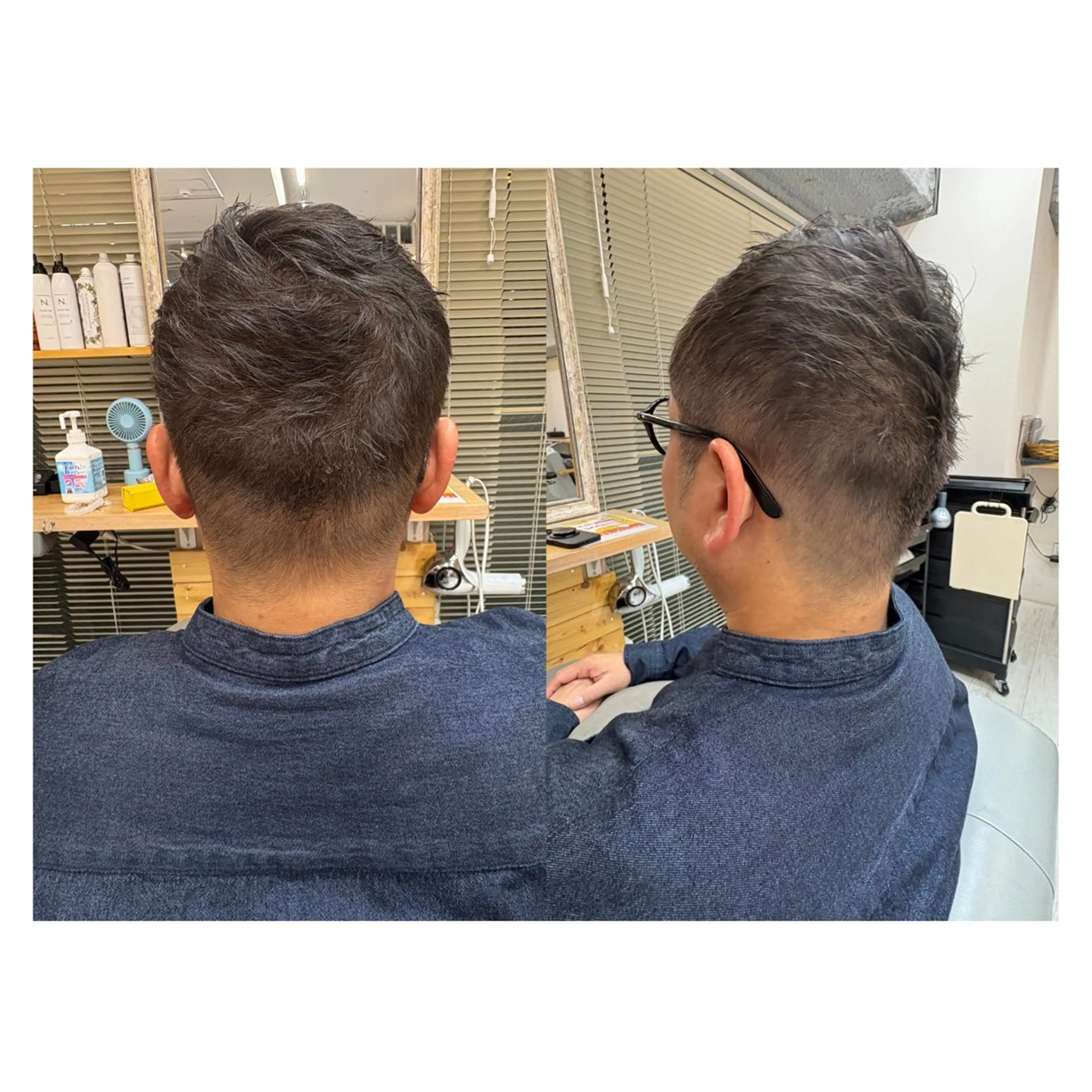 ショート レイヤーカット・ 縮毛矯正 星野のヘアスタイル