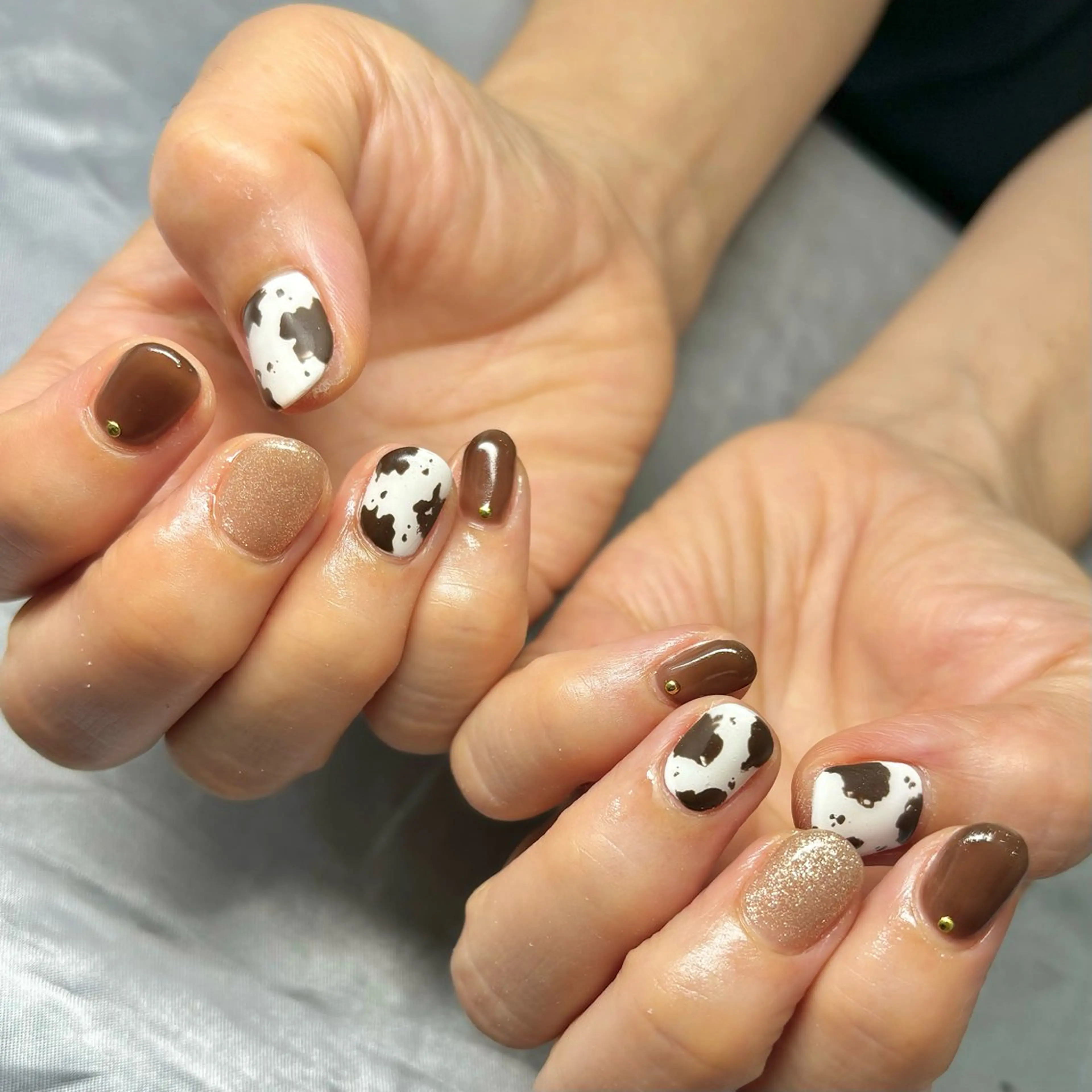 メンズ ネイル マットネイル nail&eye Aoのマツエク・マツパデザイン