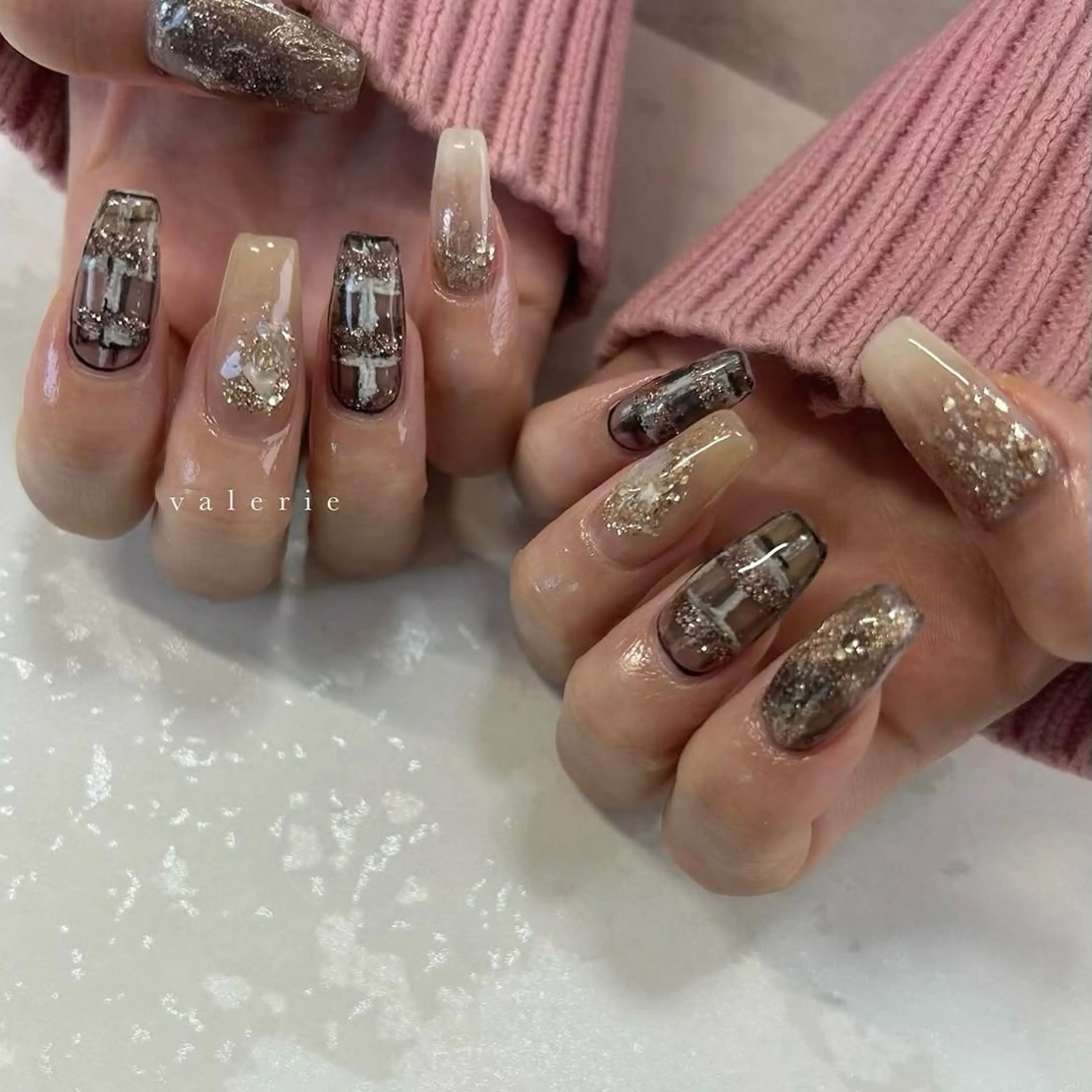 ミディアム private nailsalon valerie所属・valerie /  miyuのネイルデザイン