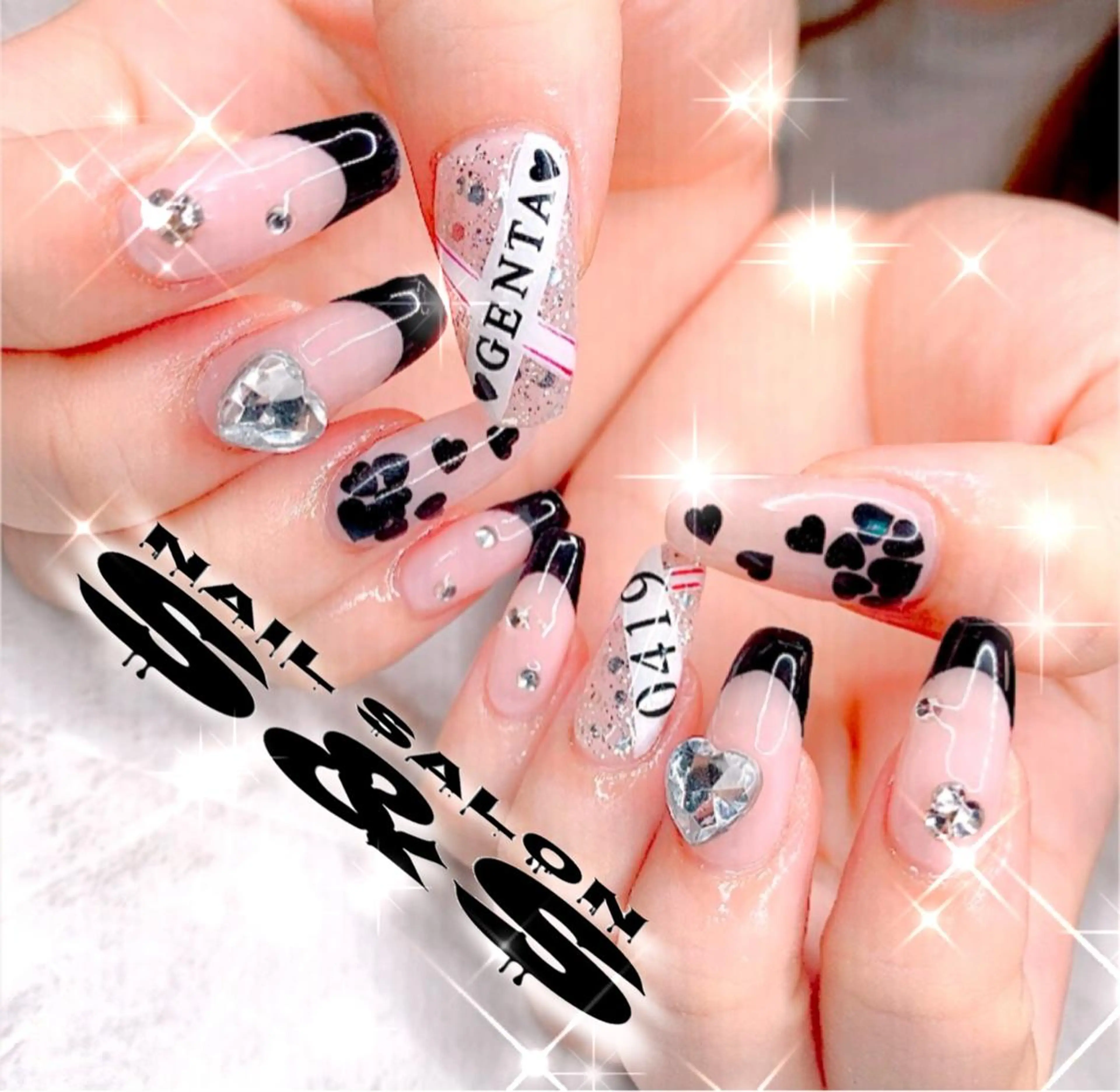 ネイル 長さ出し メンズネイル 持ち込み スカルプネイル S&S 村田小百合のネイルデザイン