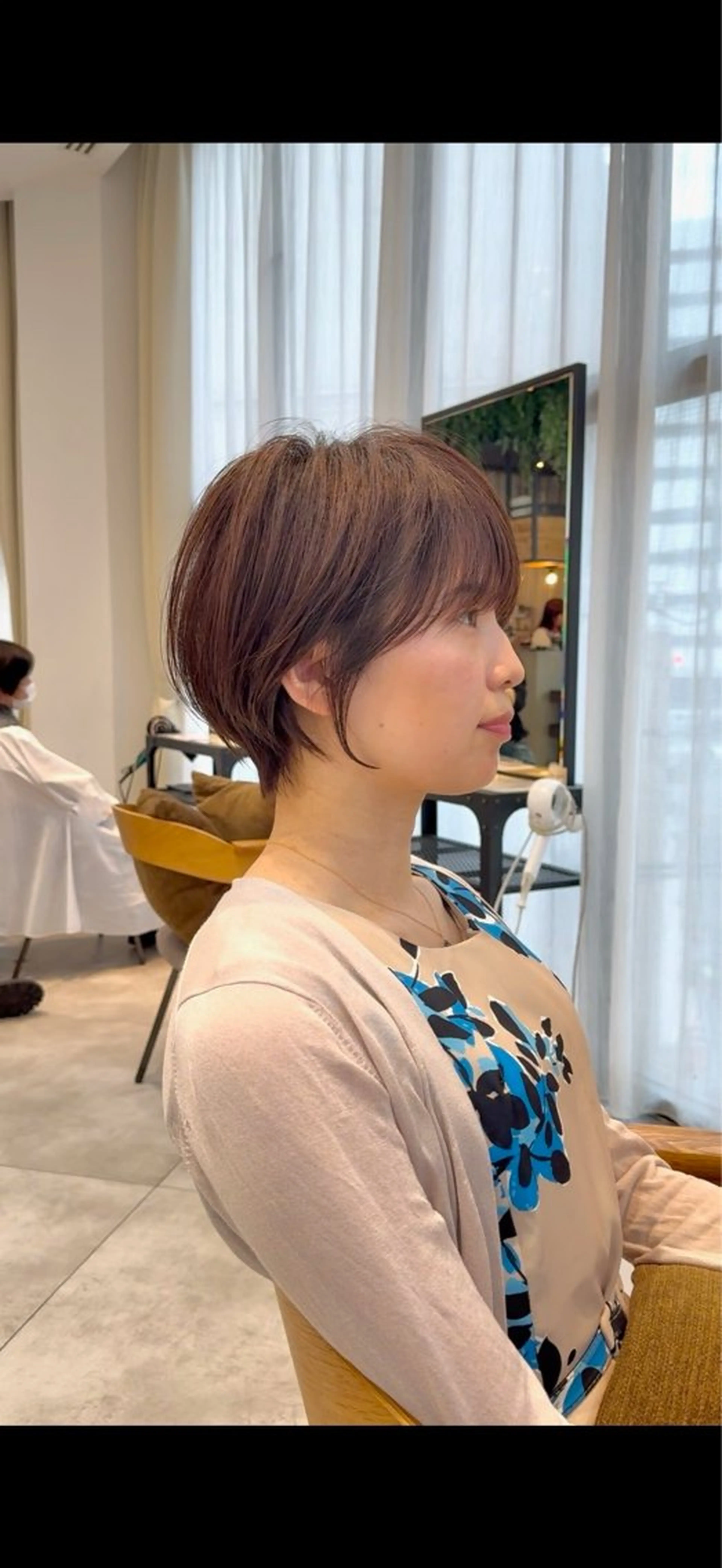 ショート カラー 似合わせカット ショートヘア カット 縮毛矯正 トリートメント 銀座No.1ショート 似合わせカット/といのヘアスタイル