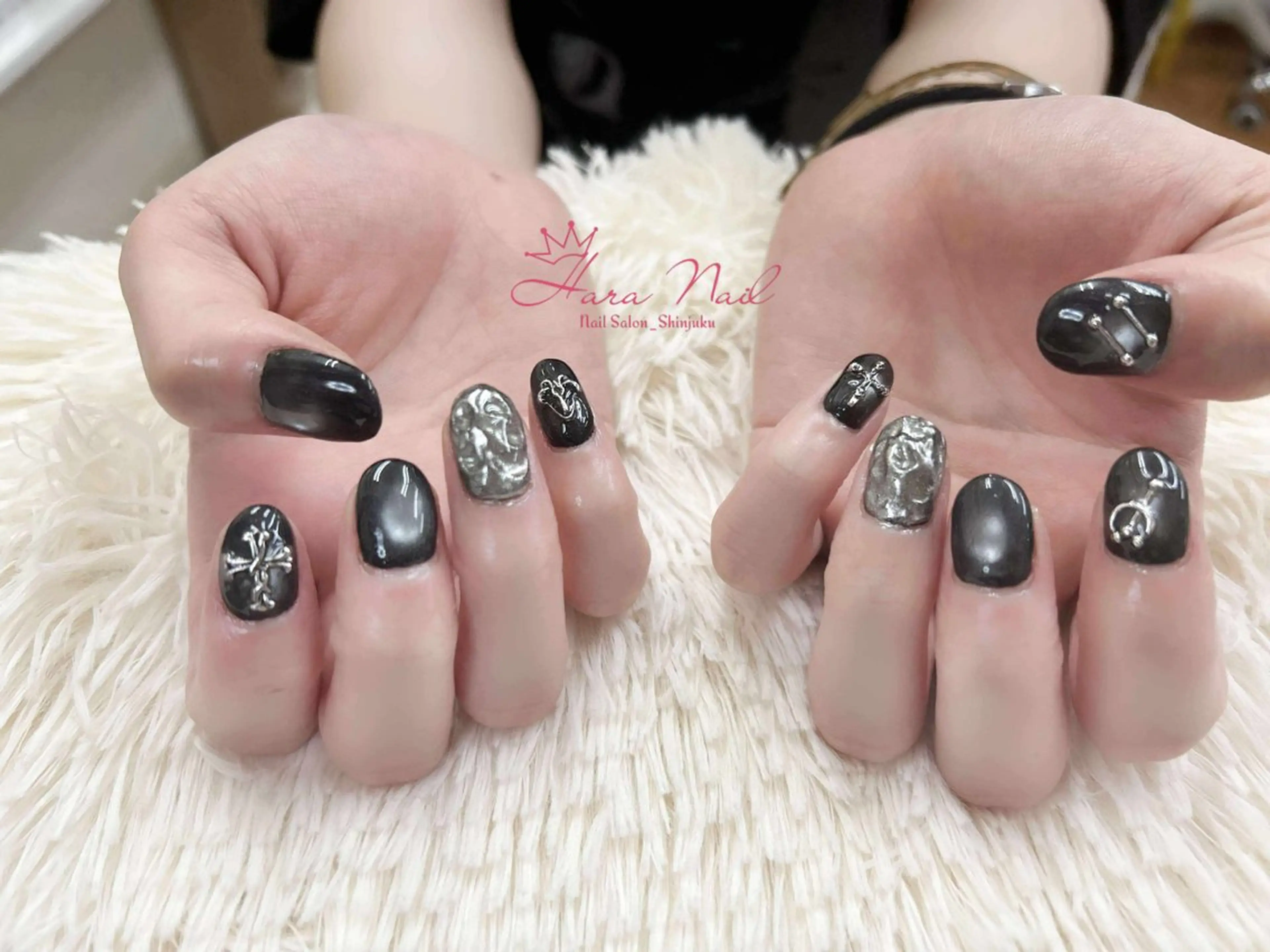 ネイル ジェルネイル 持ち込み パラジェル ハンドネイル ハンドケア Hara Nail 【パラジェル使用】のネイルデザイン