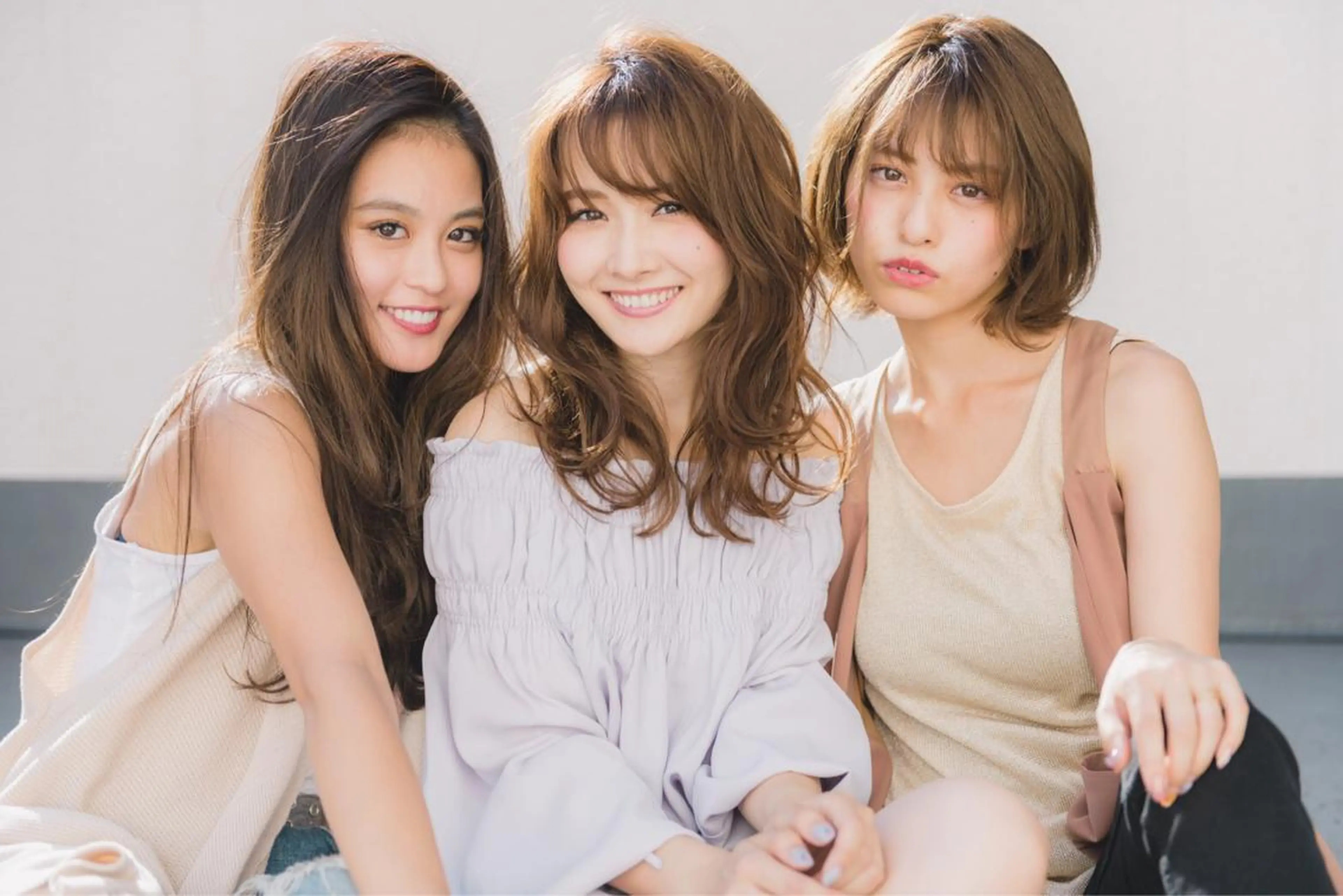 セミロング カラー カット トリートメント 韓国hair ·͜· watanabeのヘアスタイル