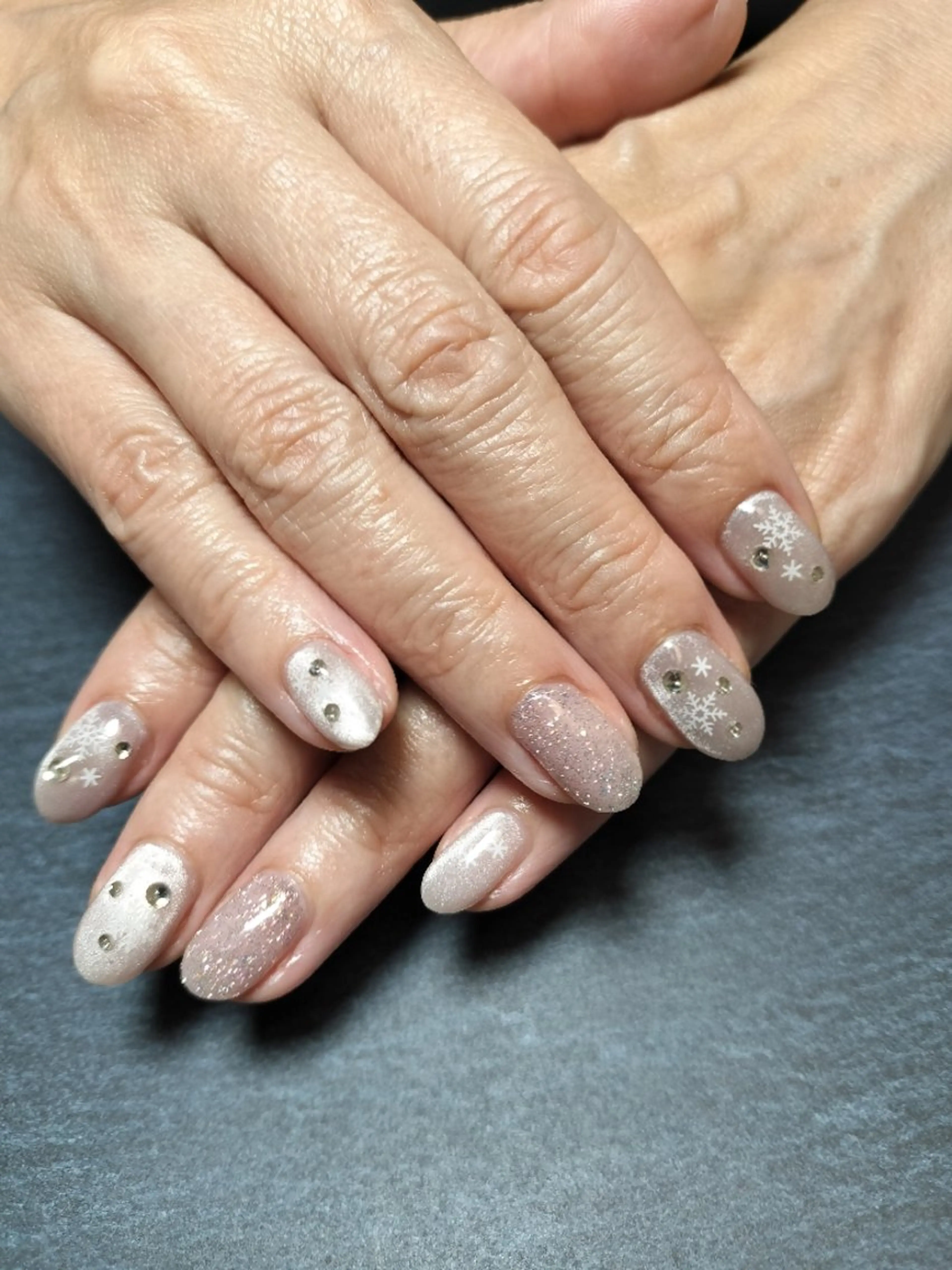 ネイル 冬ネイル クリスマス megumi. sのネイルデザイン