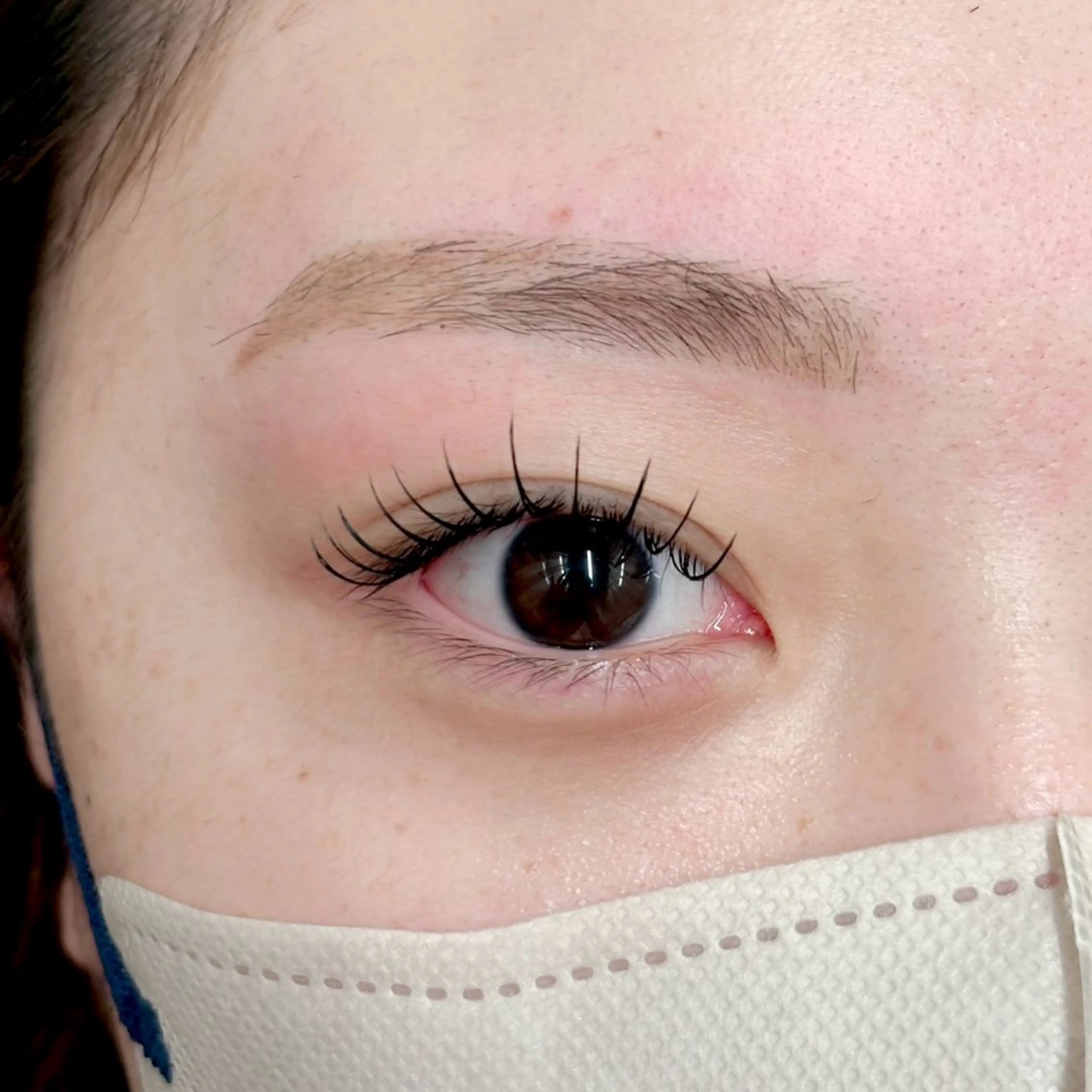 【ミニモ限定価格】マツエク(上) シングルラッシュ100本 オフ無料 コーティング付💫 ￥13,000→￥4,000の写真