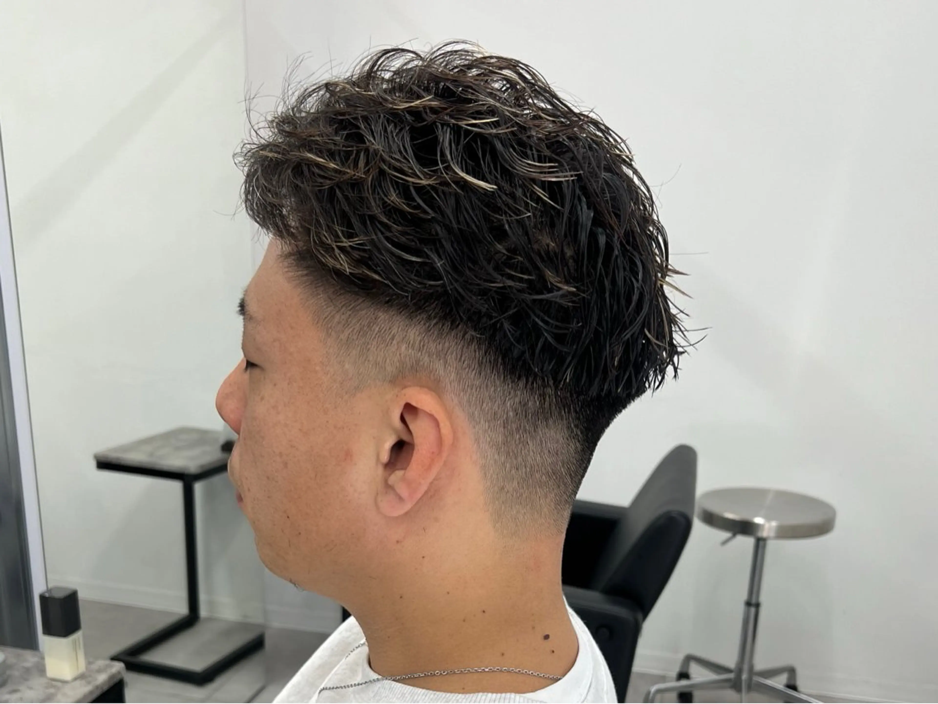 ショート パーマ メンズ カット ヘアカラー パーマ ヘアセット 垢抜けメンズパーマ/ DAICHIのヘアスタイル