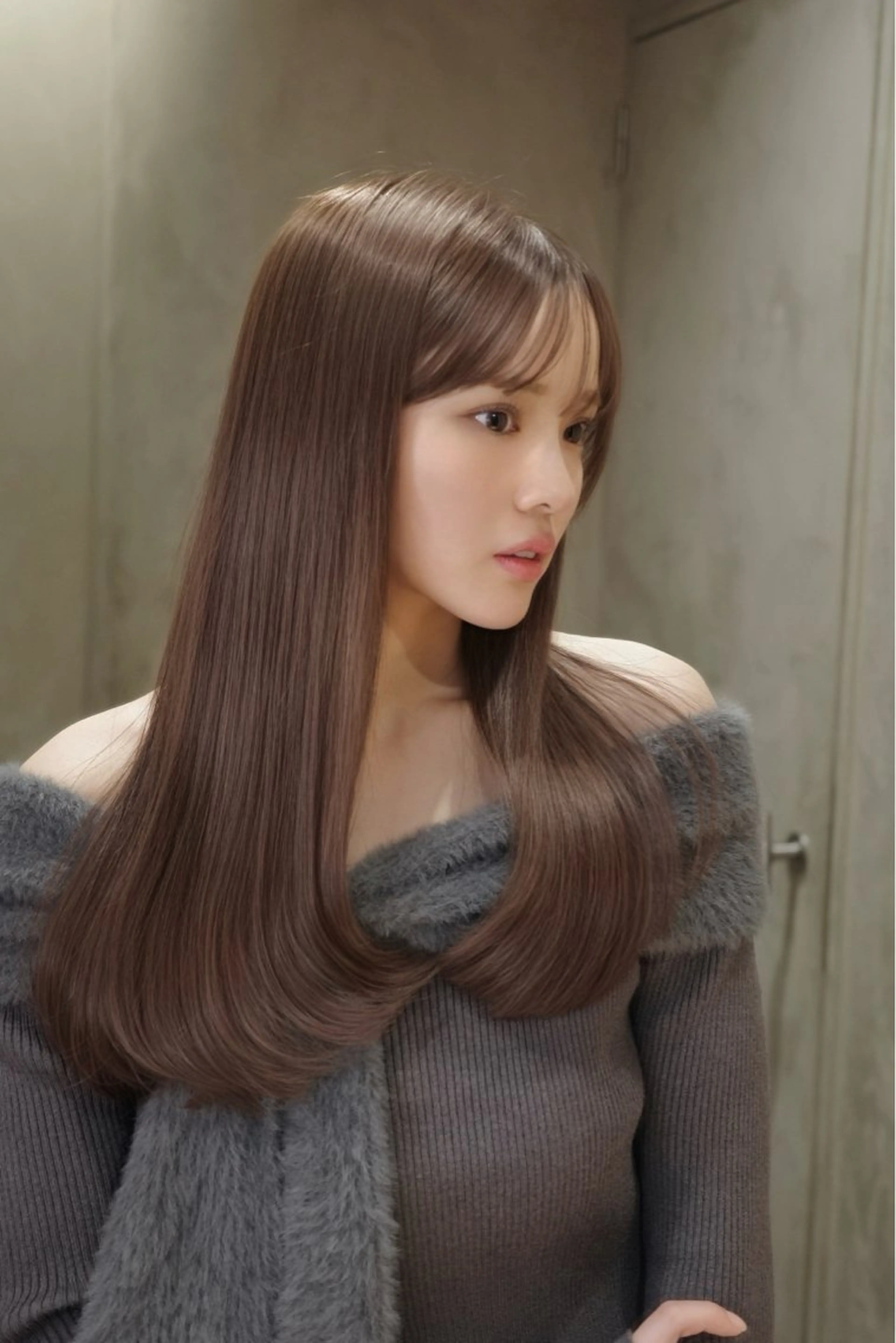 ロング 髪質改善 レイヤーカット 似合わせカット トリートメント 髪質改善｜酒井 ｜青山のヘアスタイル