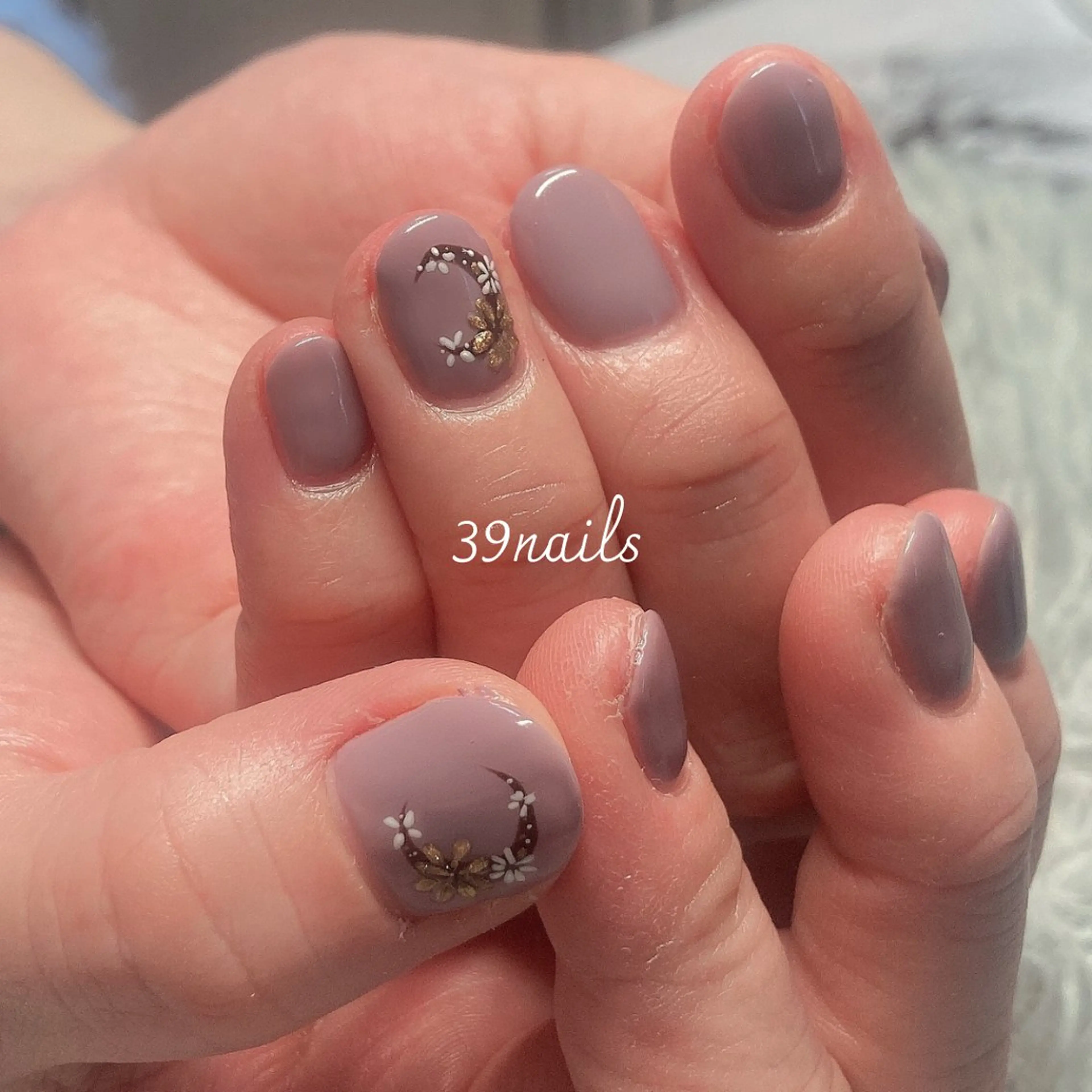 ネイル アートネイル ジェルネイル ワンカラーネイル パラジェル ハンドネイル 39-nails EharaMikuのネイルデザイン