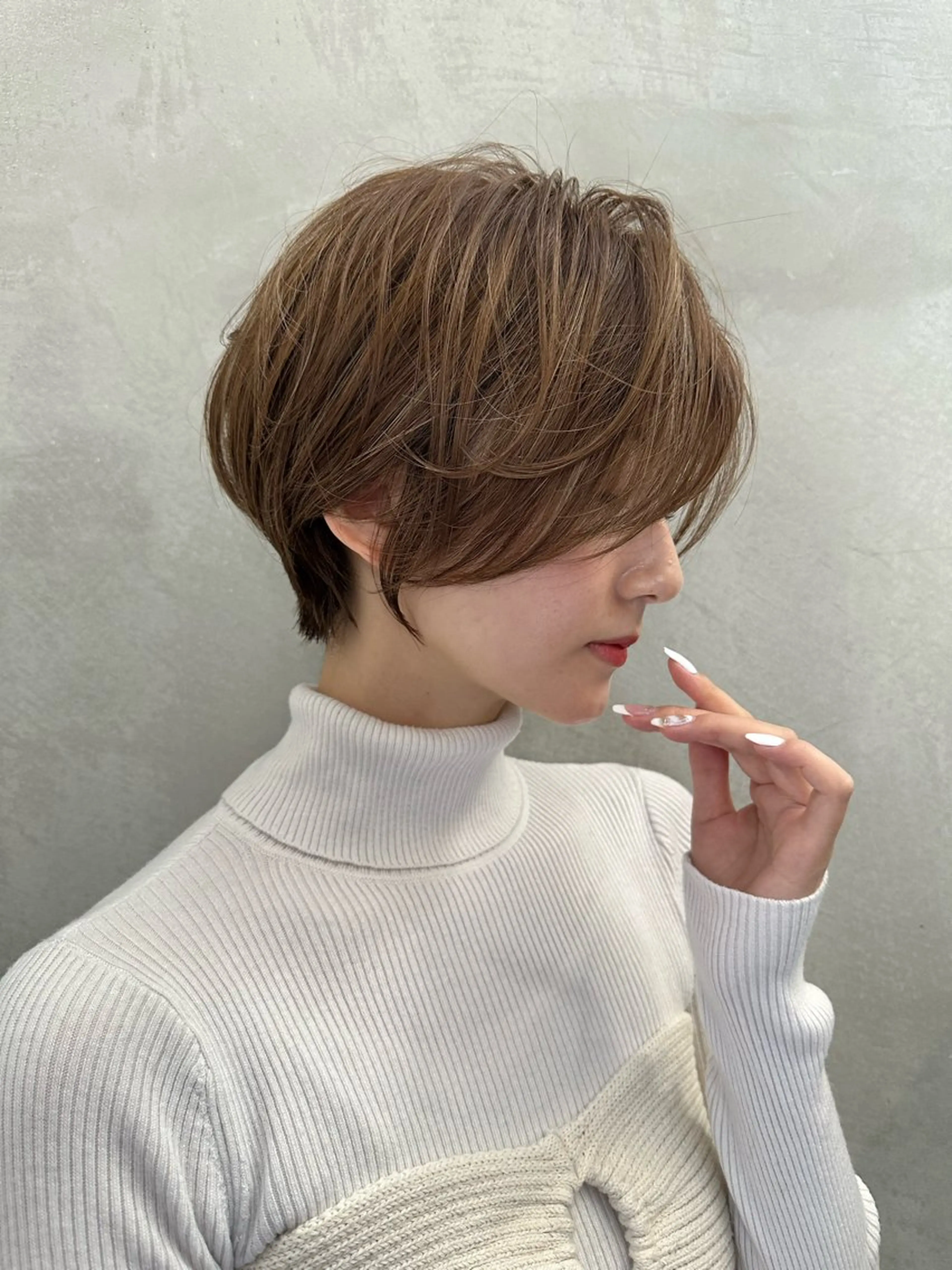 ショート ショートヘア 小顔カット カット ヘアカラー トリートメント ヘッドスパ taiga ショート /レイヤー/矯正🌈のヘアスタイル