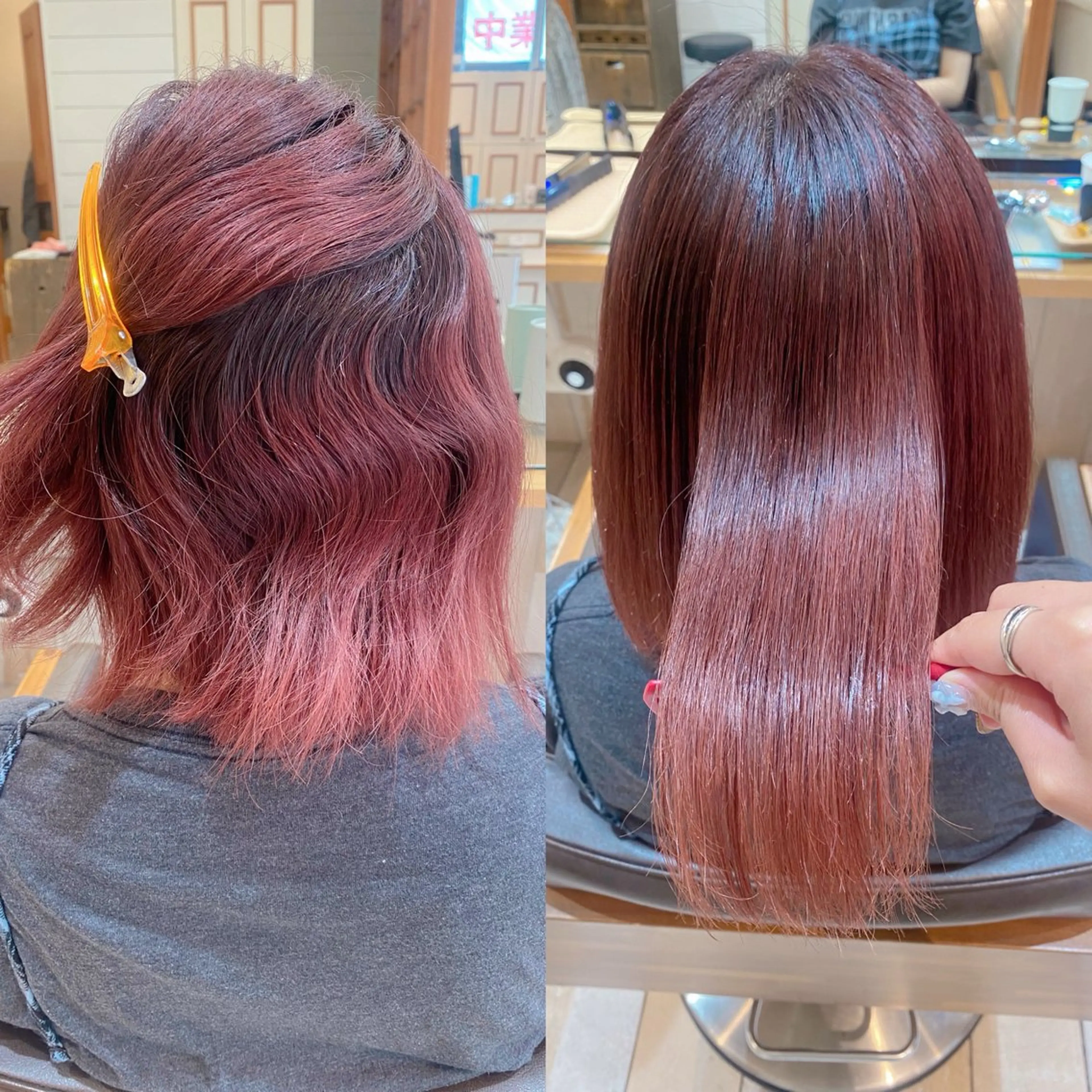 縮毛矯正 トリートメント Lil by JIL BLAN所属・美髪ヘア💛 TOMOMIのヘアスタイル