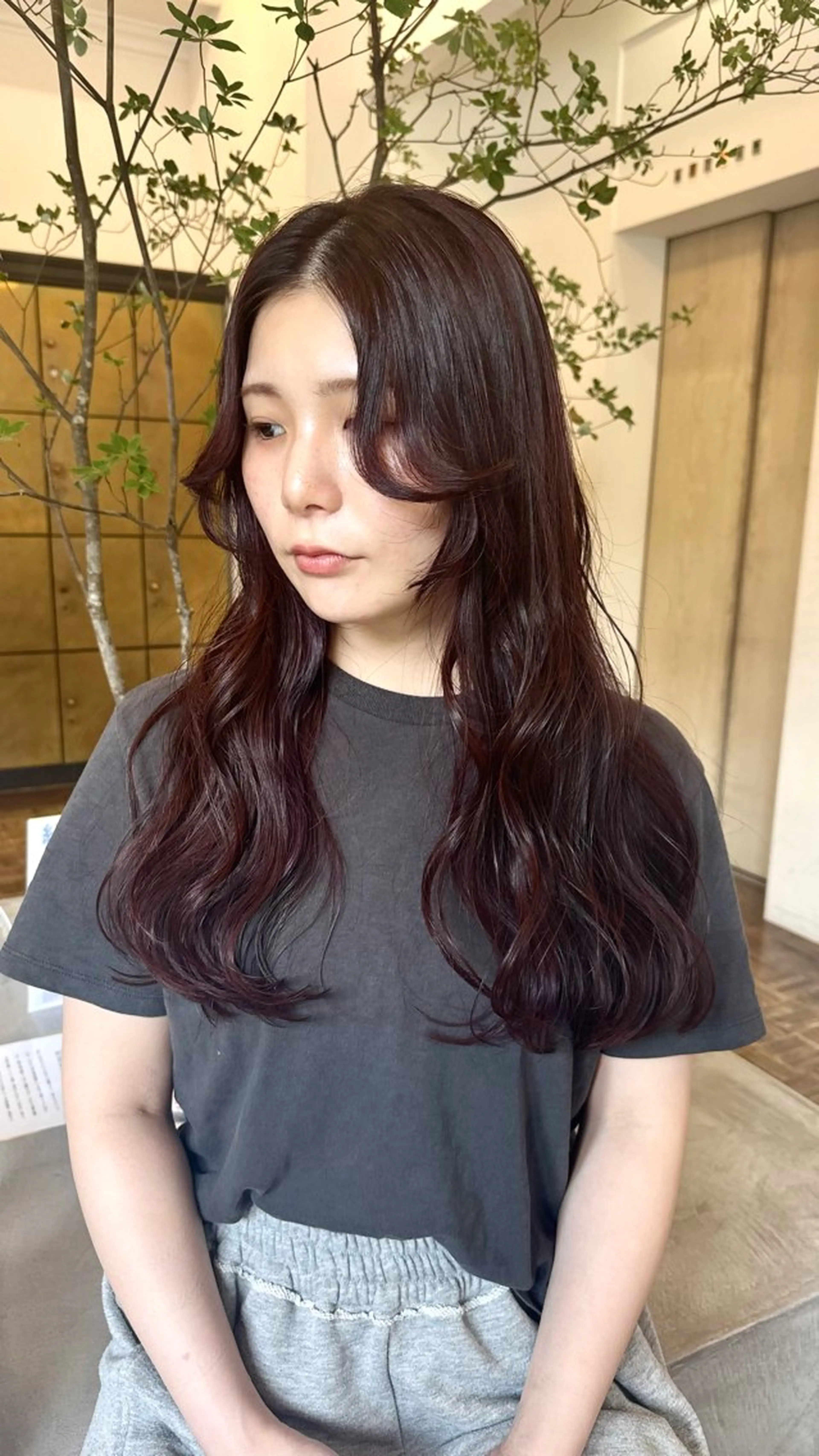 ロング レイヤーカット オオタ ユキのヘアスタイル